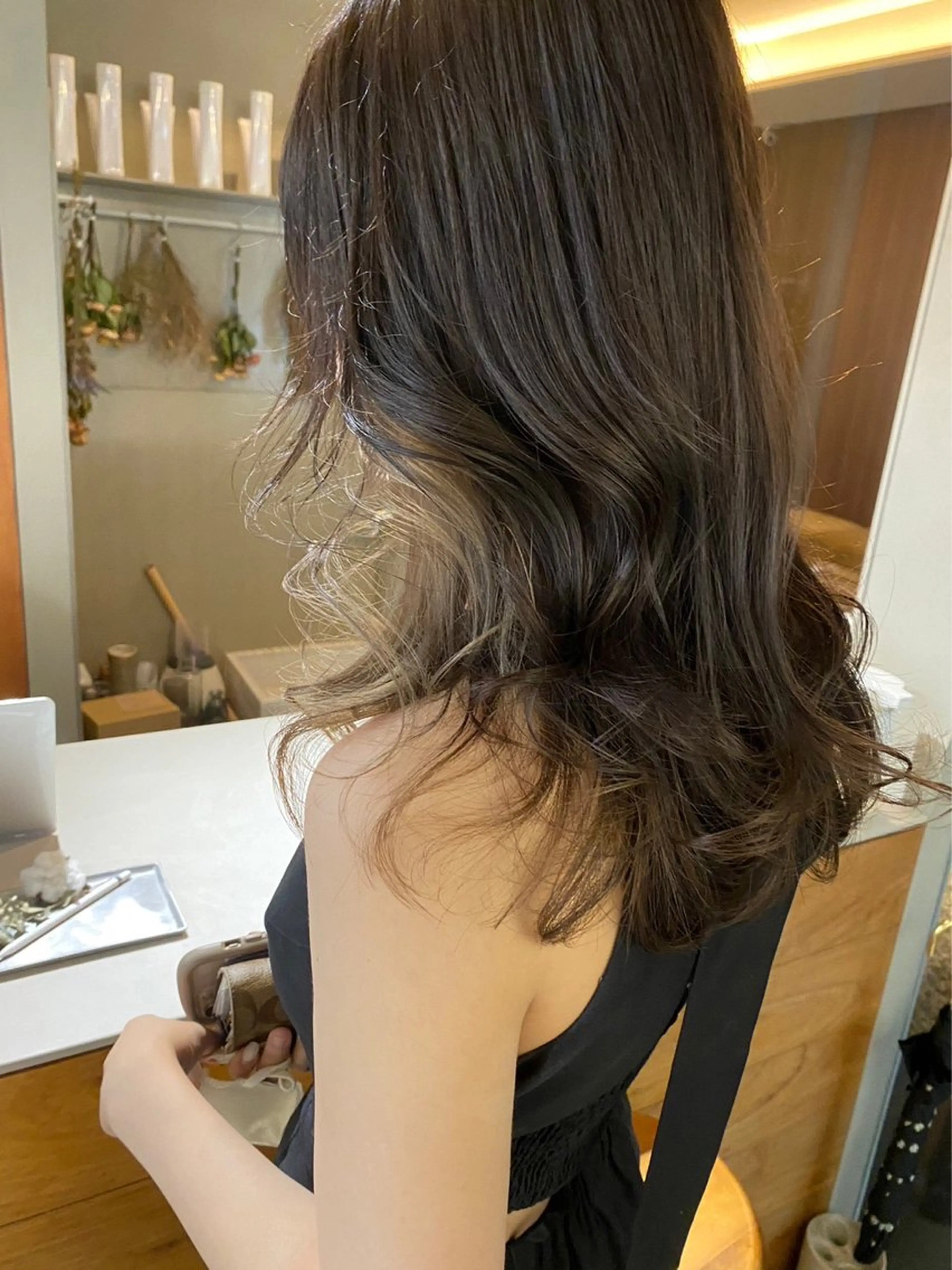 ロング カット ヘアカラー トリートメント 名古屋/伏見/花屋 併設/不破新のヘアスタイル