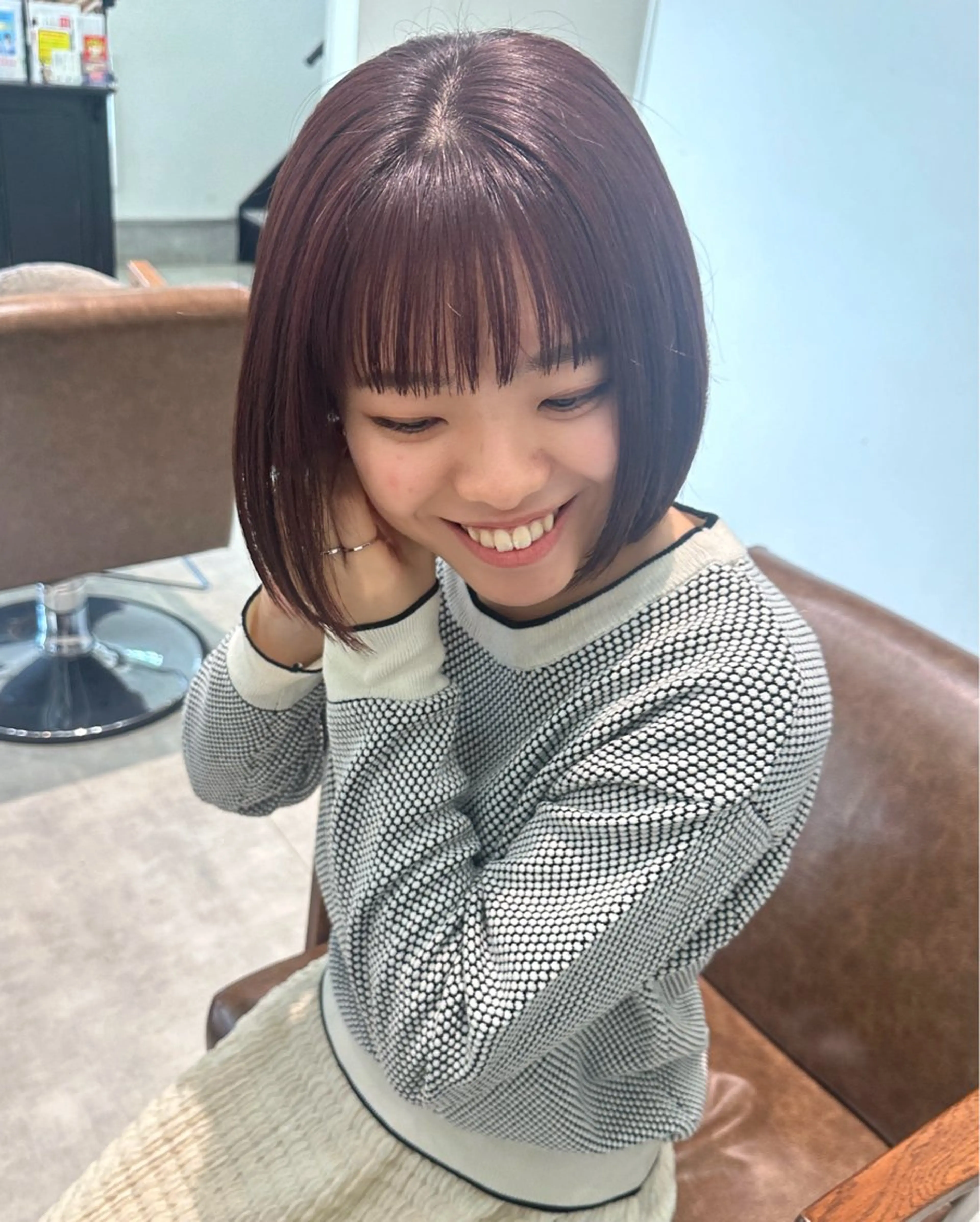 ショート カラー recipe 黒木 彩那のヘアスタイル