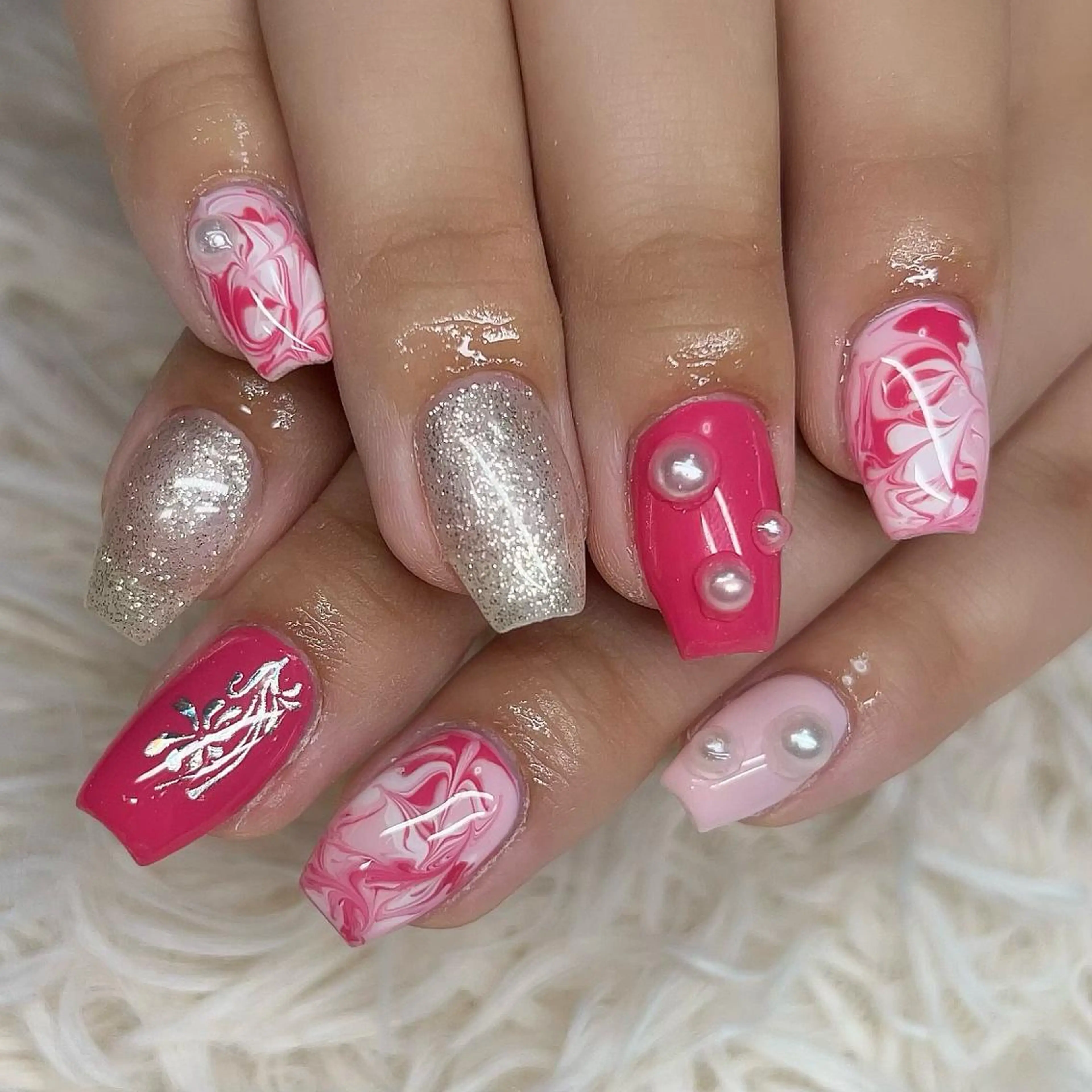 ネイル ハンドネイル 【Yappy🌈】 💖P-tanaのネイルデザイン