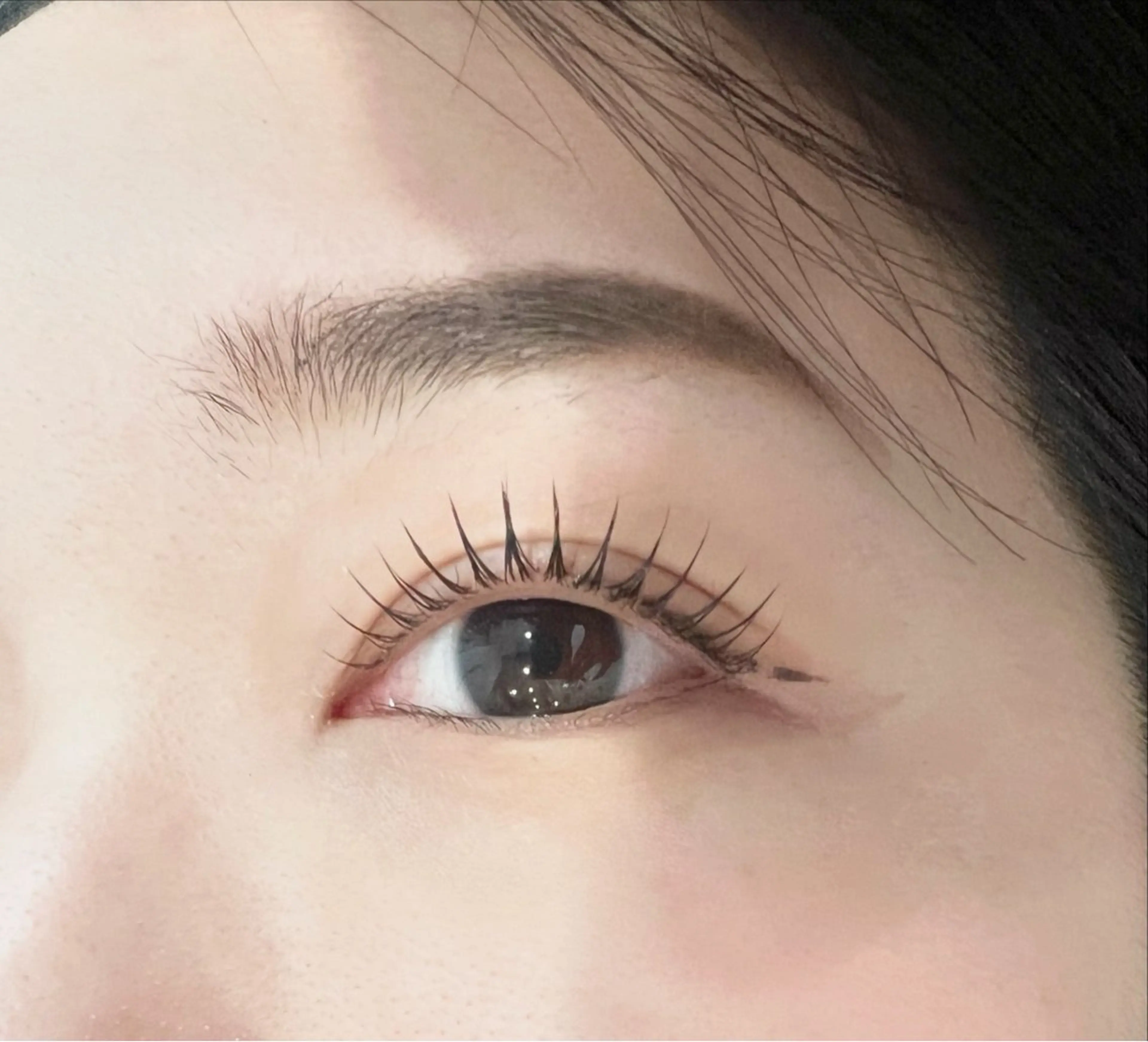 講習まつげパーマモデル岡崎の写真