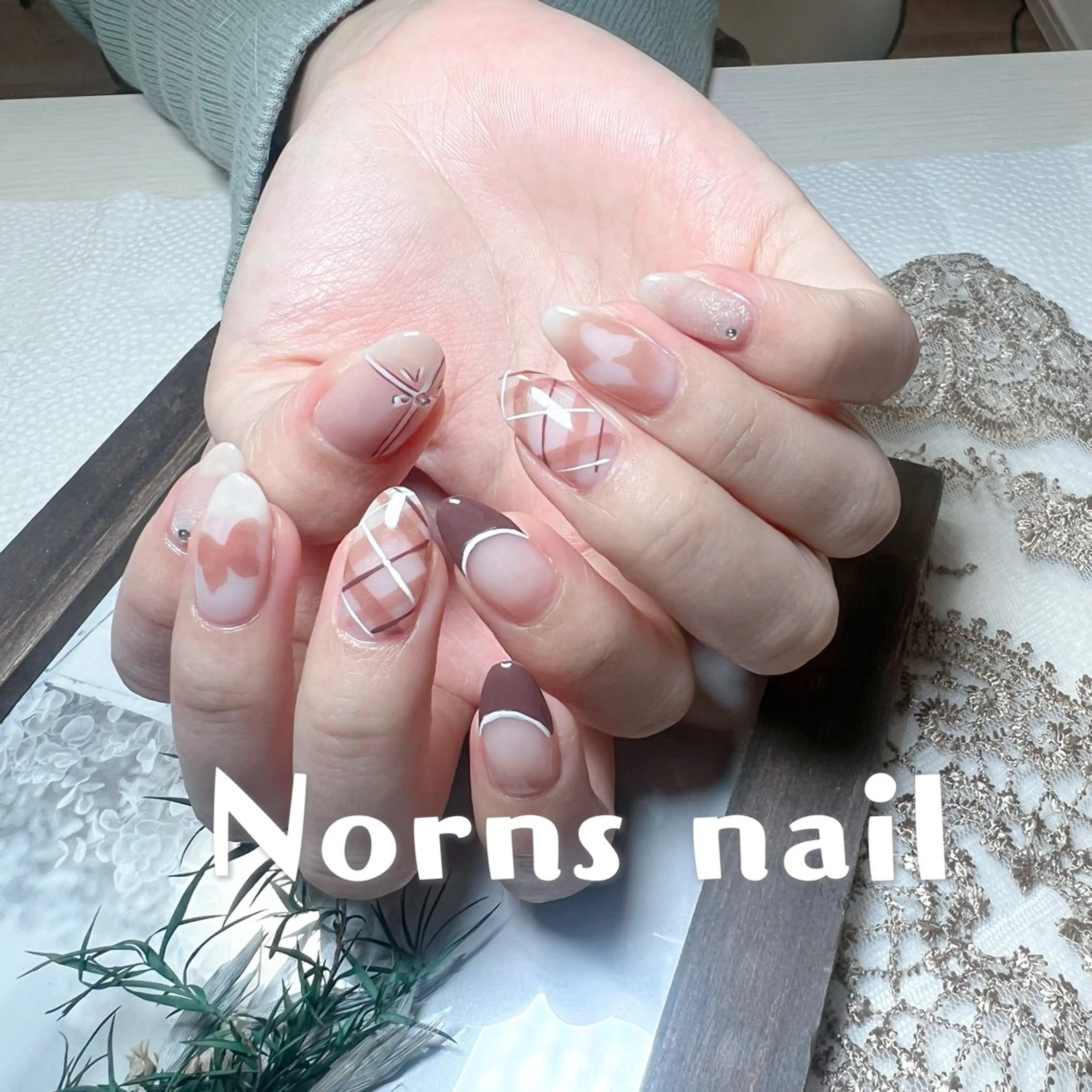 ネイル ハンドネイル Norns nail (猫いるサロン🐈)のネイルデザイン