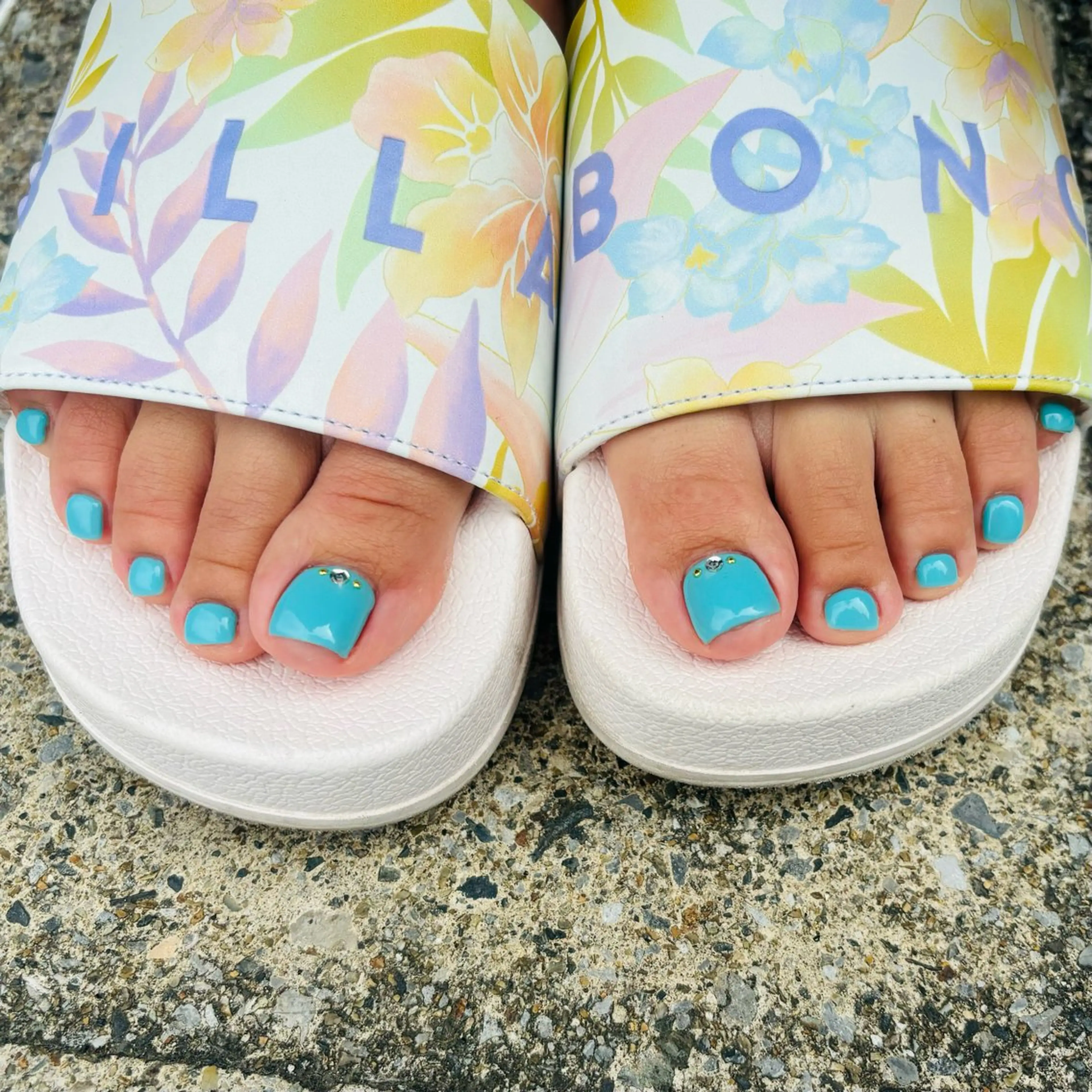 ネイル ブルー AngelCoco Tabataのネイルデザイン