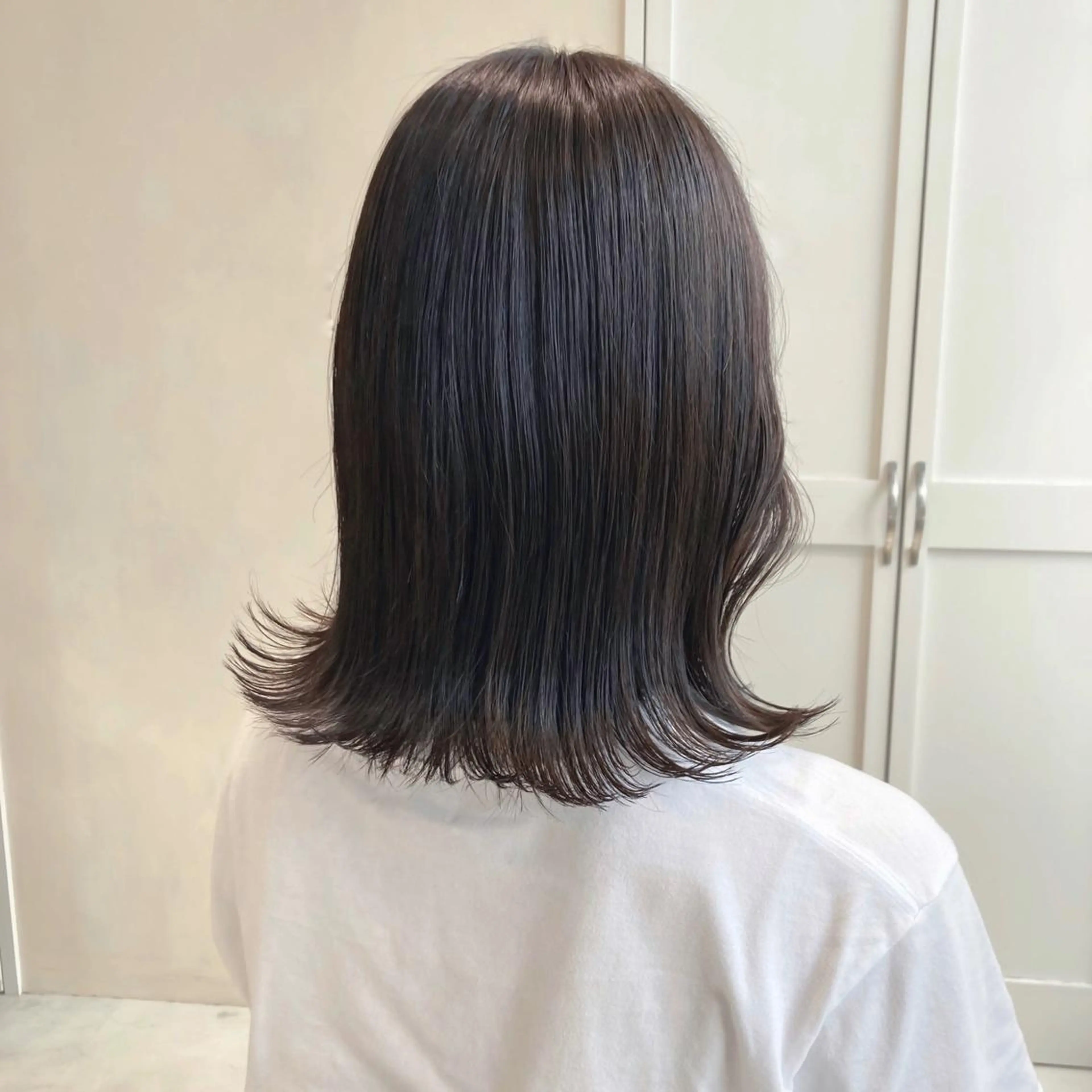 ミディアム カラー ラベンダーカラー 髪質改善 トリートメント MURANAKA RYOのヘアスタイル