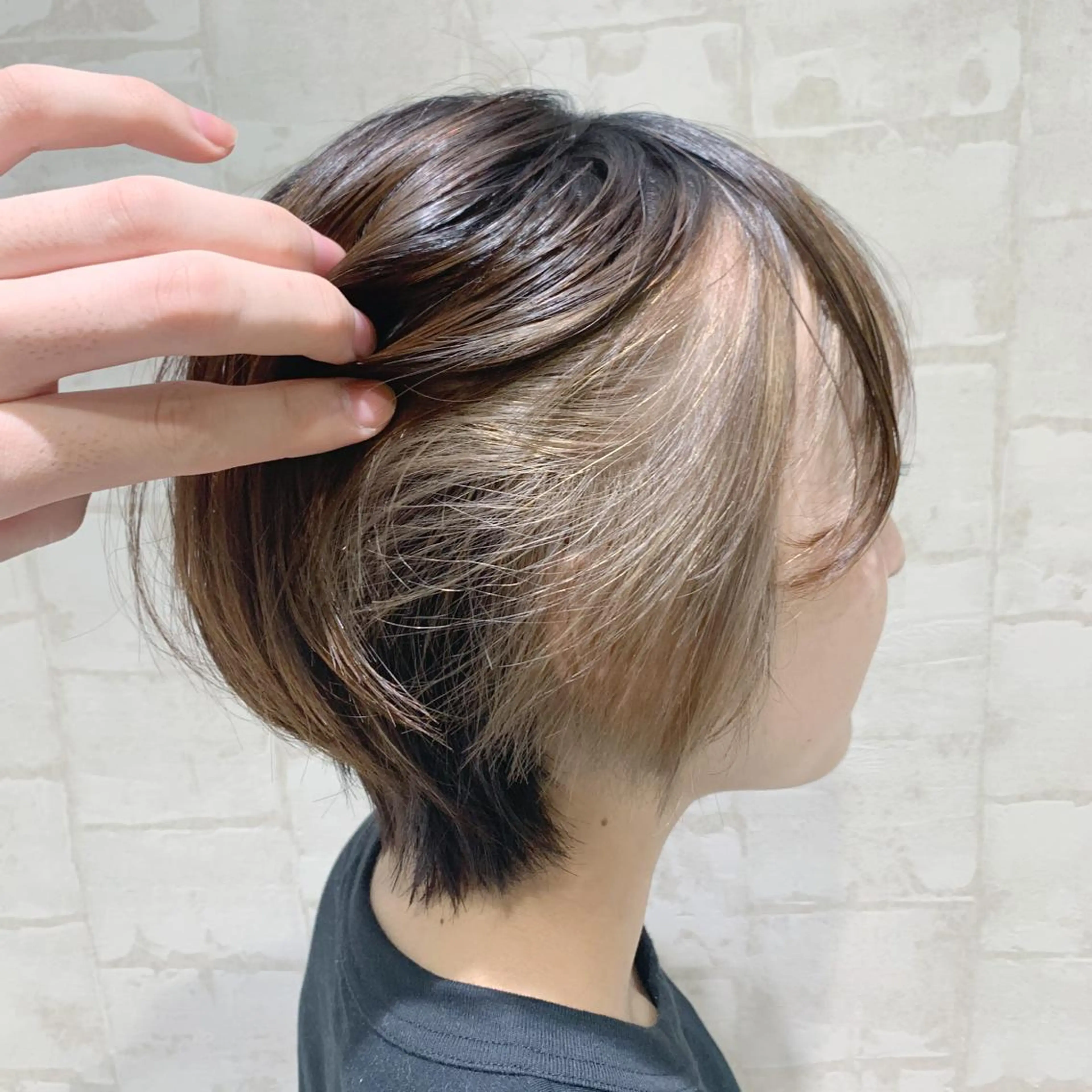 🌺チラッと見えるデザイン✩インナーWカラー＋トリートメント🌺の写真