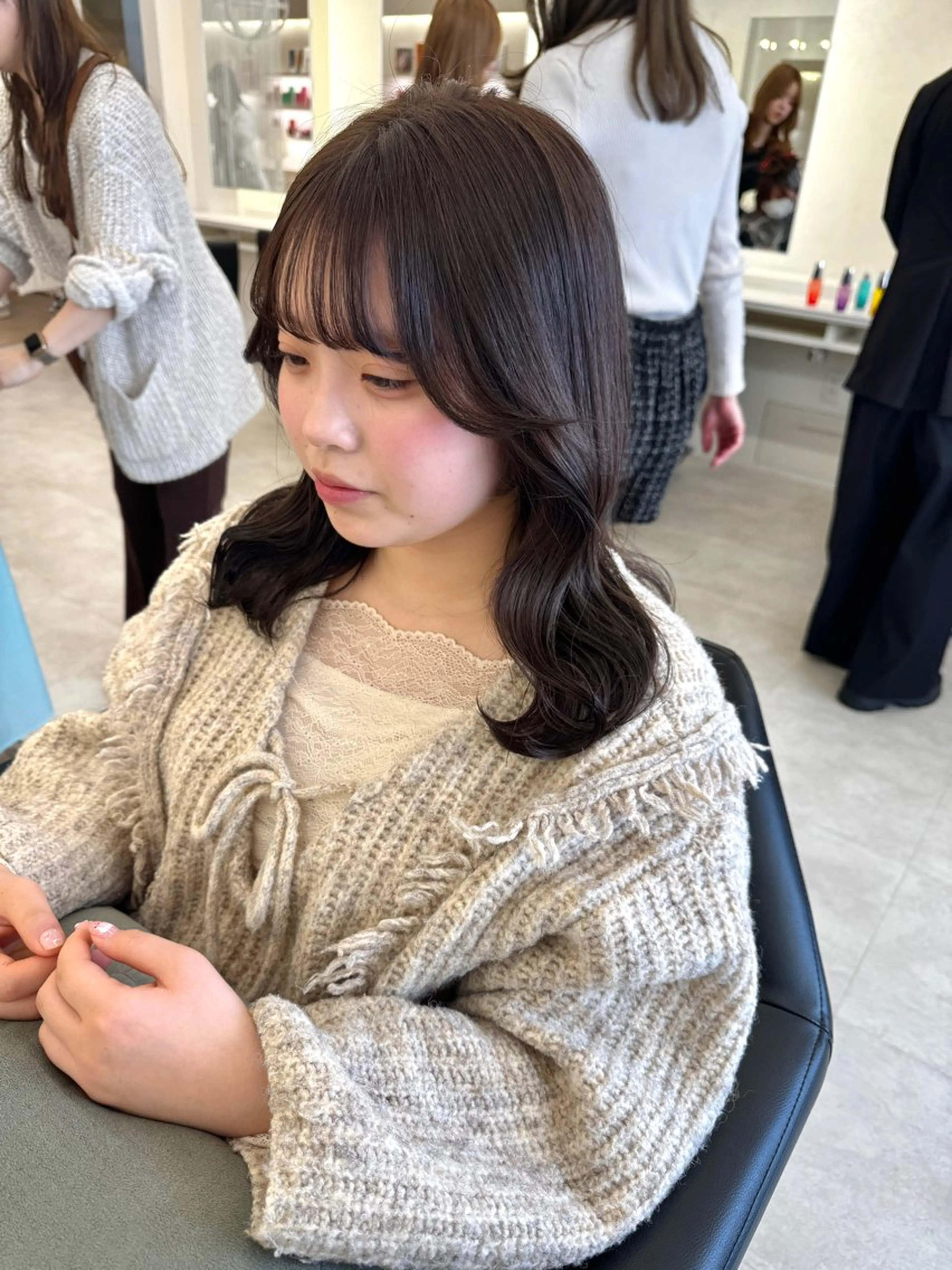 ロング カラー カット ヘアカラー トリートメント ♡ParveMix NANO♡のヘアスタイル