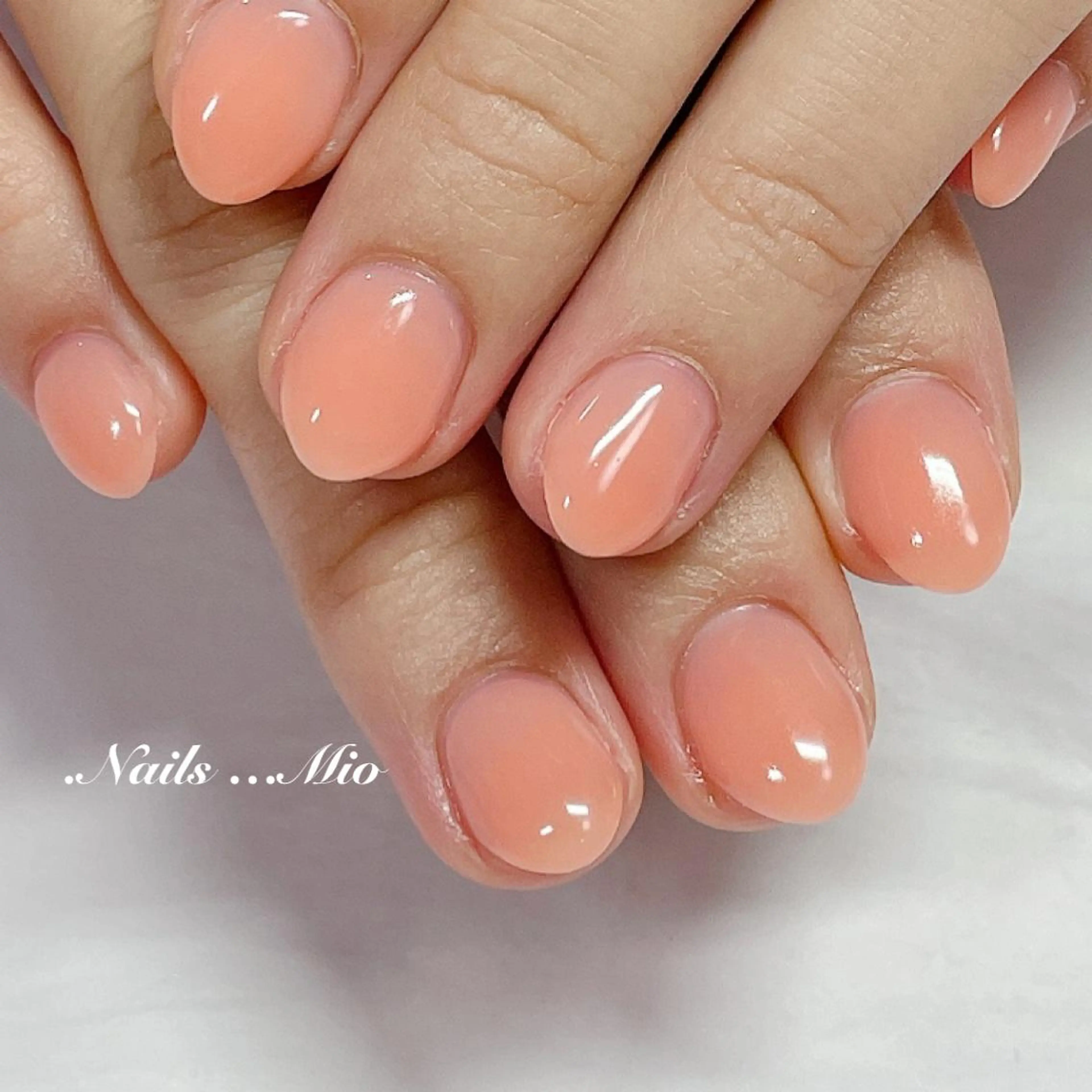 ネイル ワンカラーネイル .Nails Mio 赤羽西ネイルサロンのネイルデザイン
