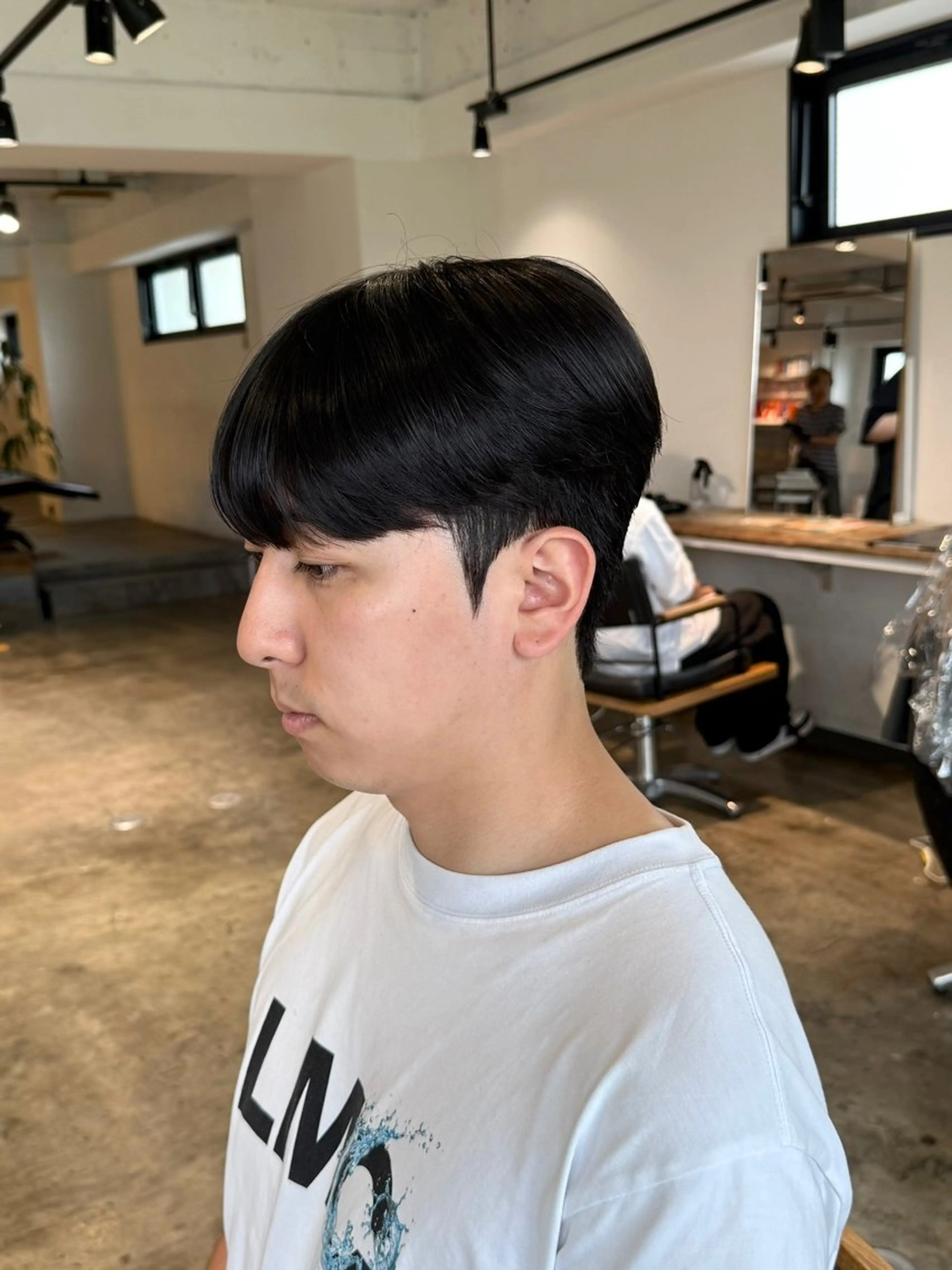 パーマ メンズ ダウンパーマ メンズ韓国風 韓国マッシュ マッシュ メンズパーマ カット パーマ トリートメント 骨格補正施術/メンズ 専門美容師/YUYAのヘアスタイル