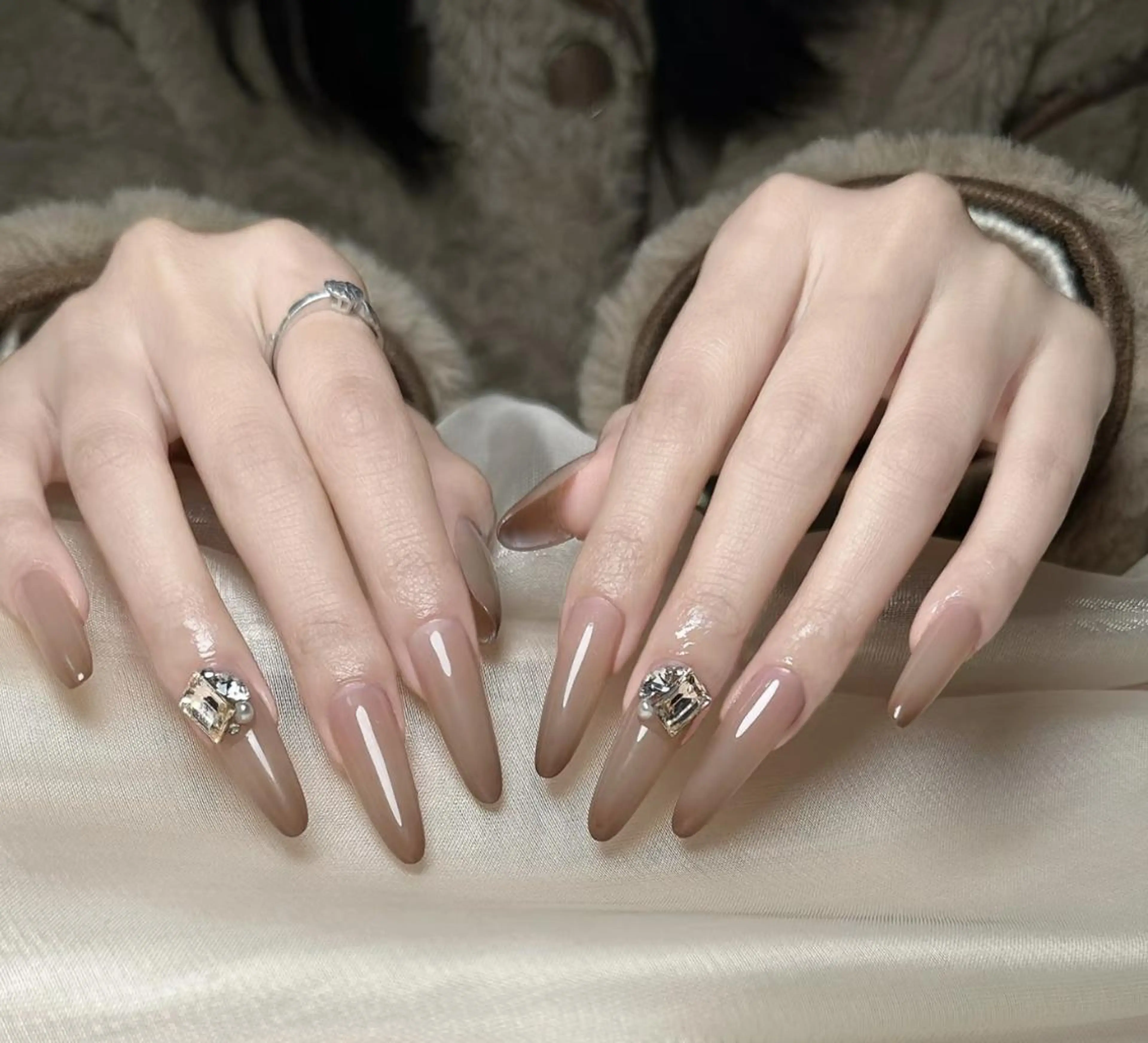 ネイル By moonネイル 🌷ワンホン/韓国風のネイルデザイン