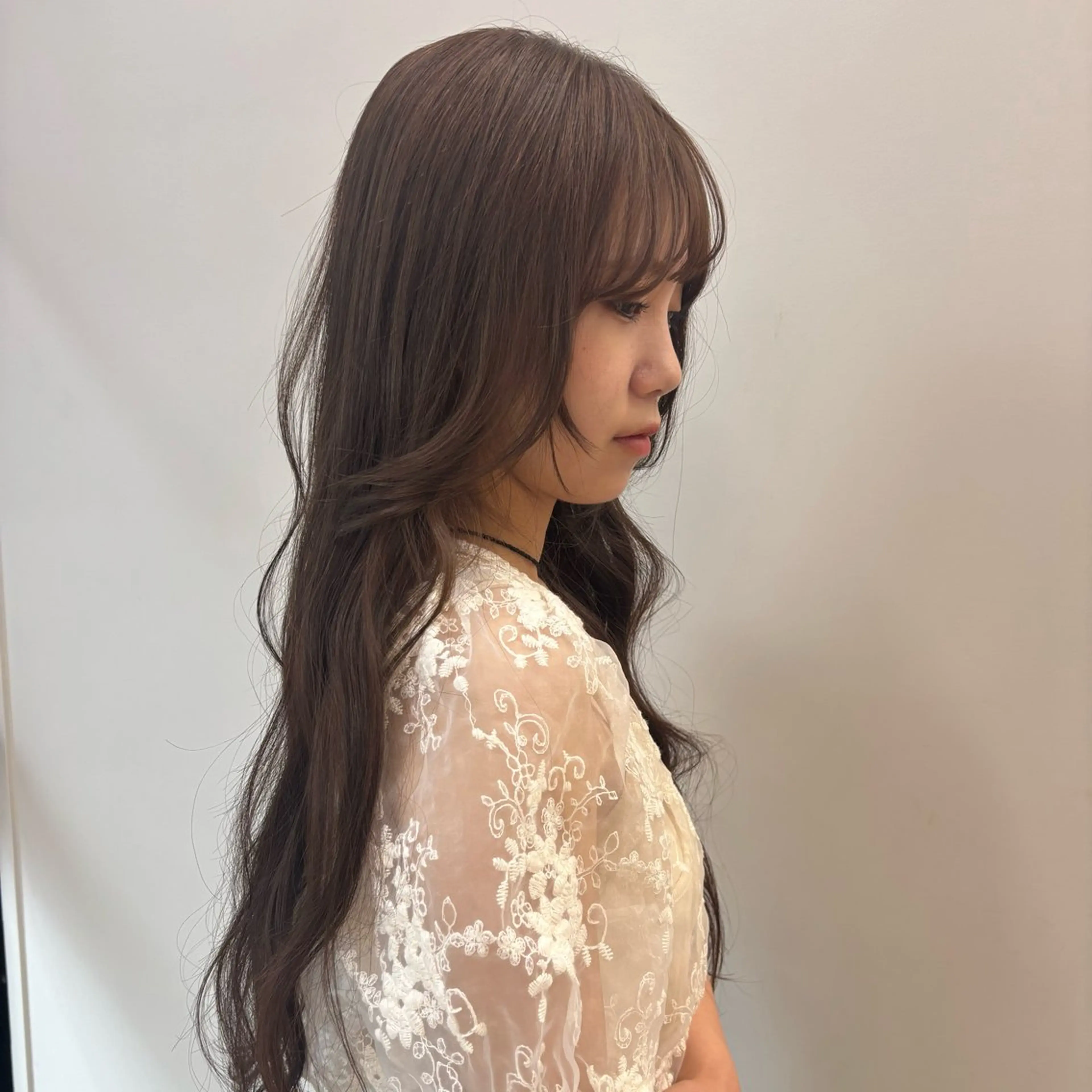 ロング カラー zina karin୨୧˙˳⋆のヘアスタイル