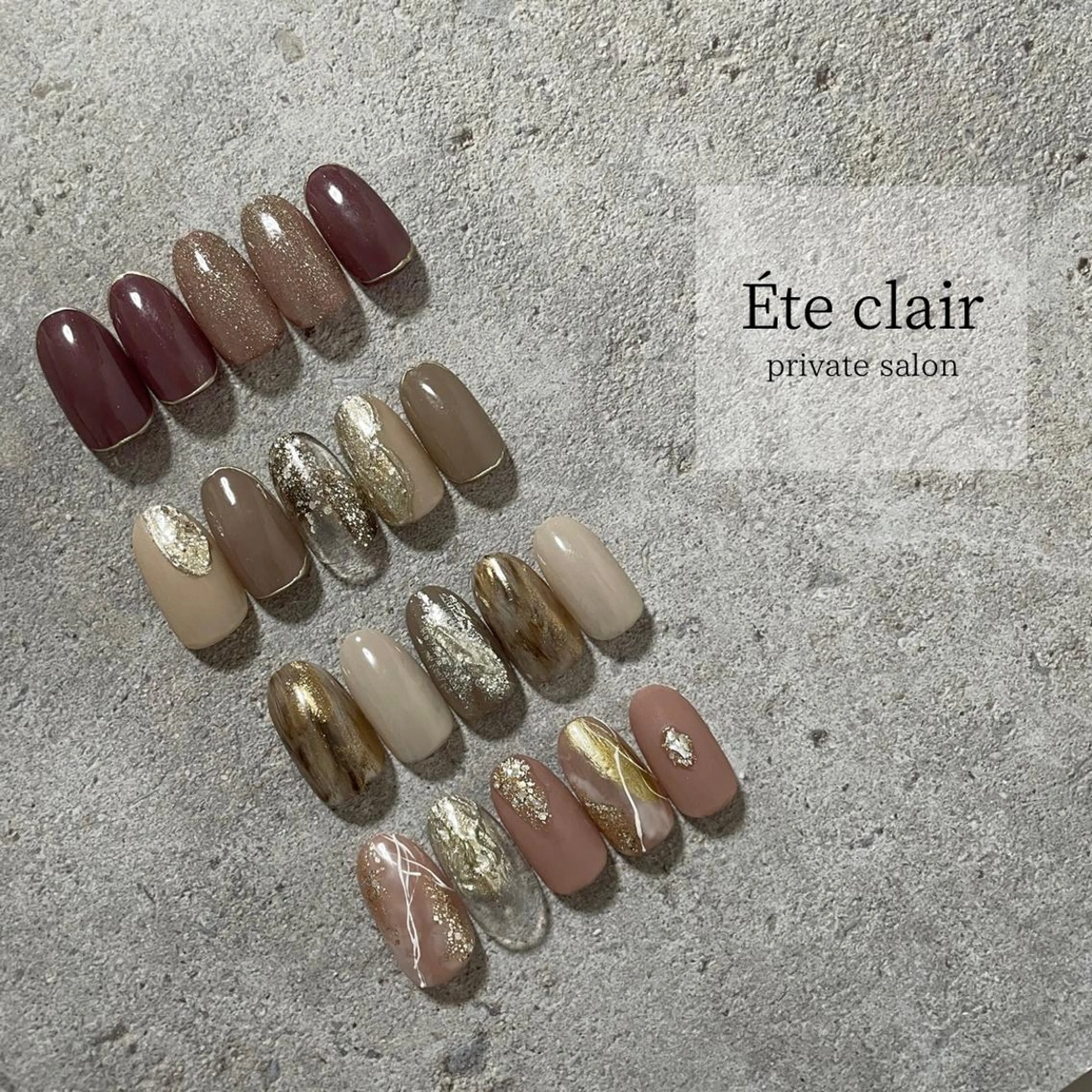 ネイル Ète clair エテクレールのネイルデザイン