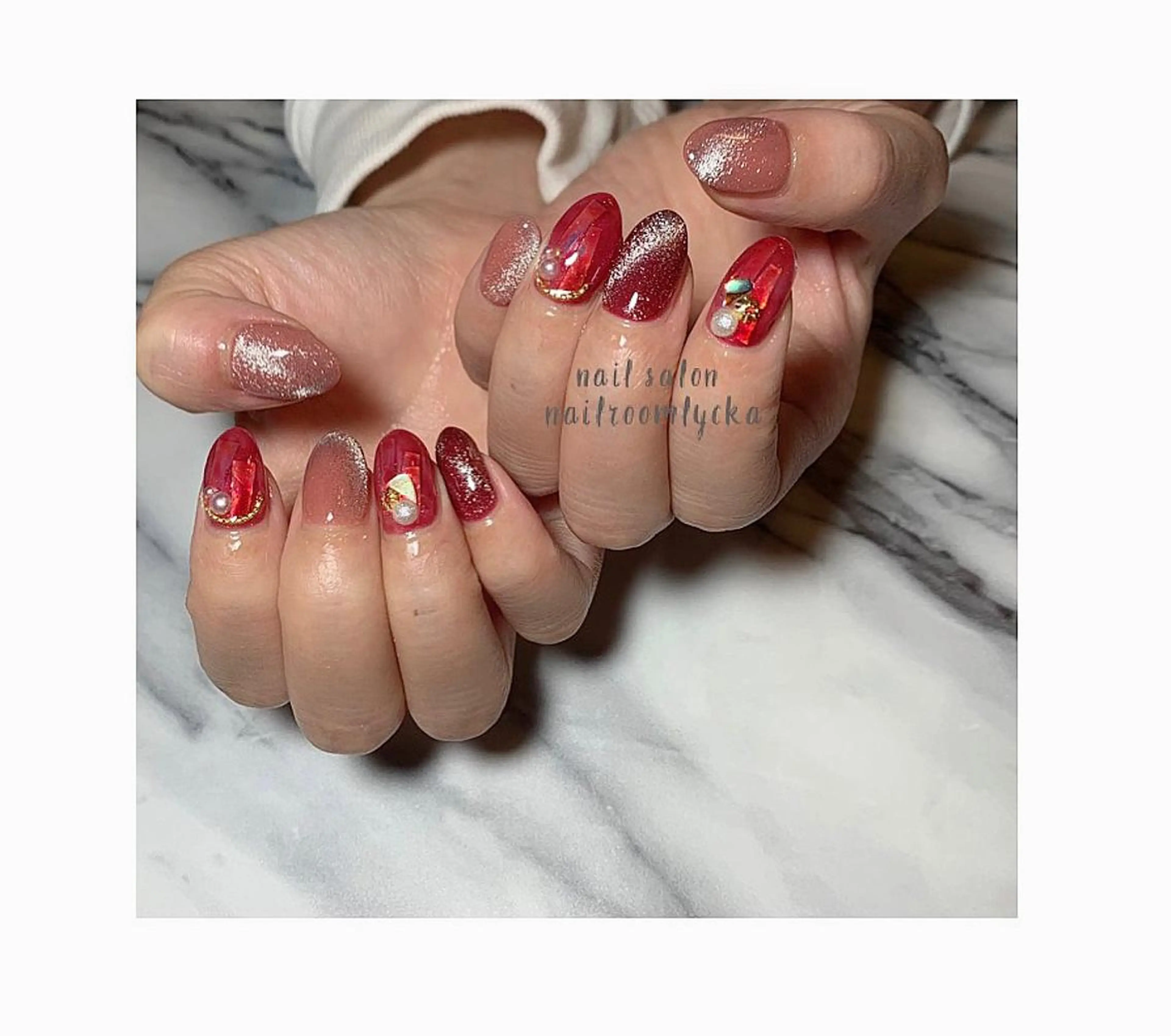 ネイル ﾈｲﾙﾙｰﾑﾘｯｶ 𝐦𝐚𝐲𝐮のネイルデザイン