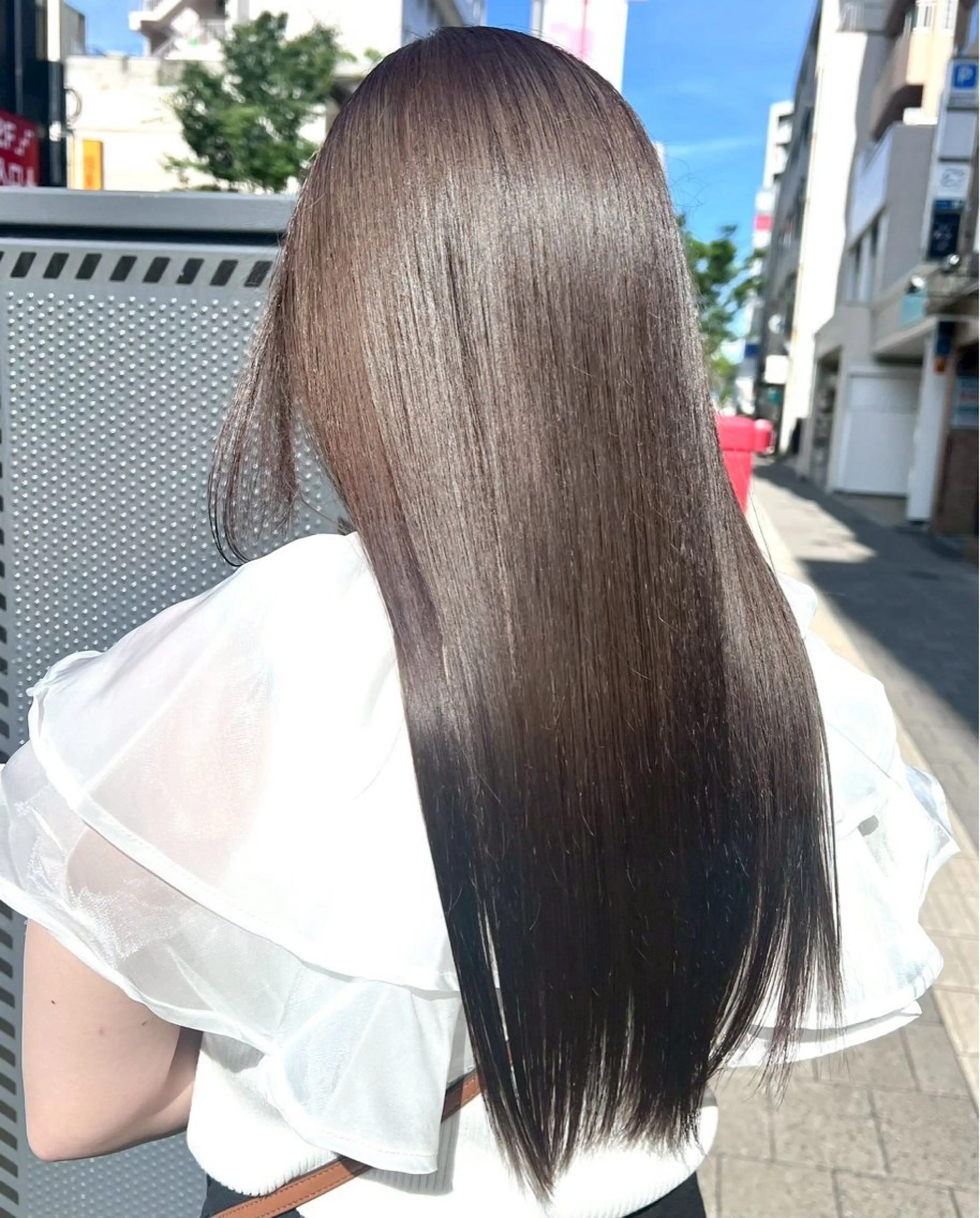 ロング カラー ヘアカラー ParveMix🎀 稲垣詞葉のヘアスタイル