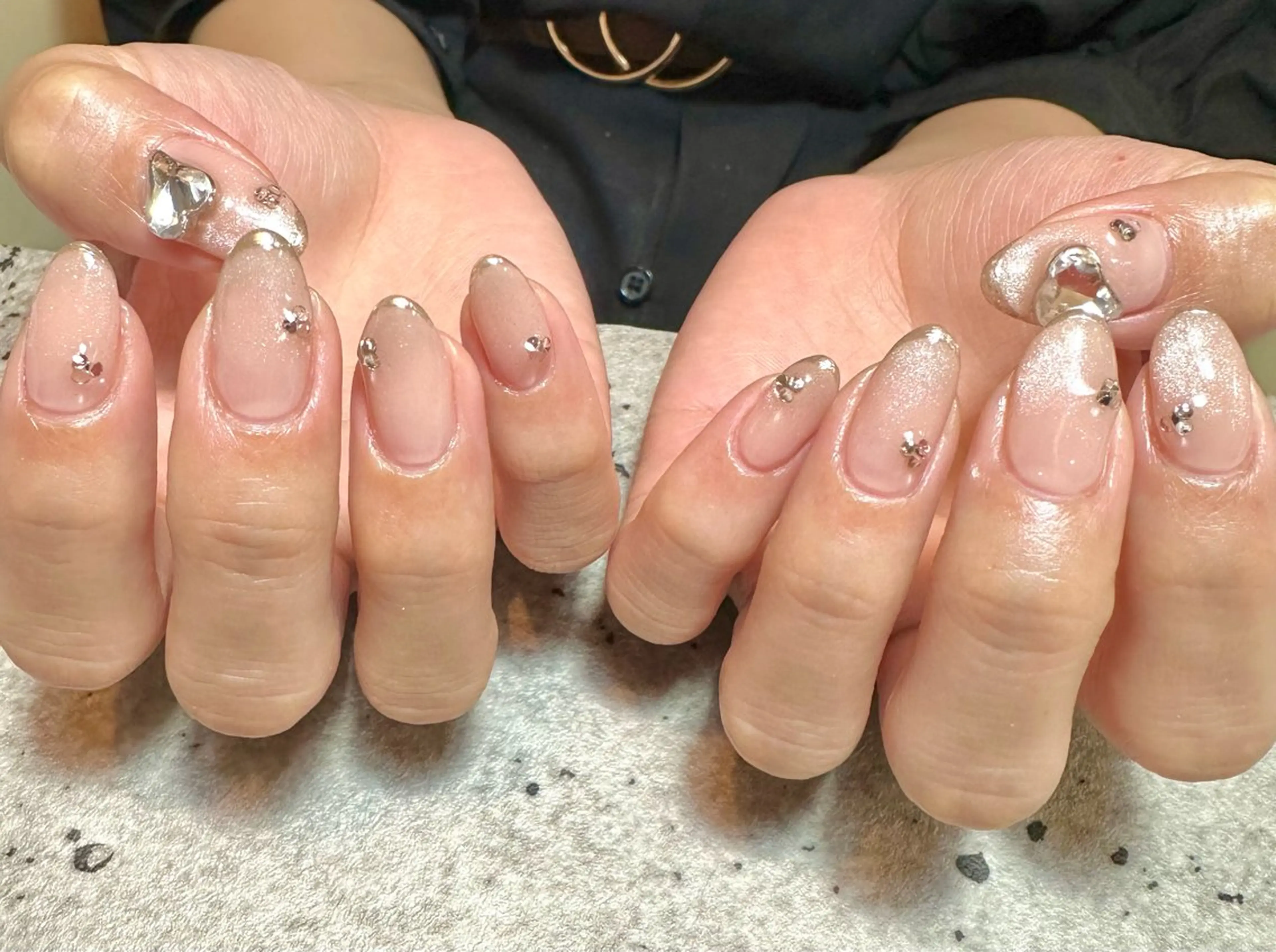 ネイル オフィスネイル ハンドネイル フットネイル GéRanium Harukaのネイルデザイン