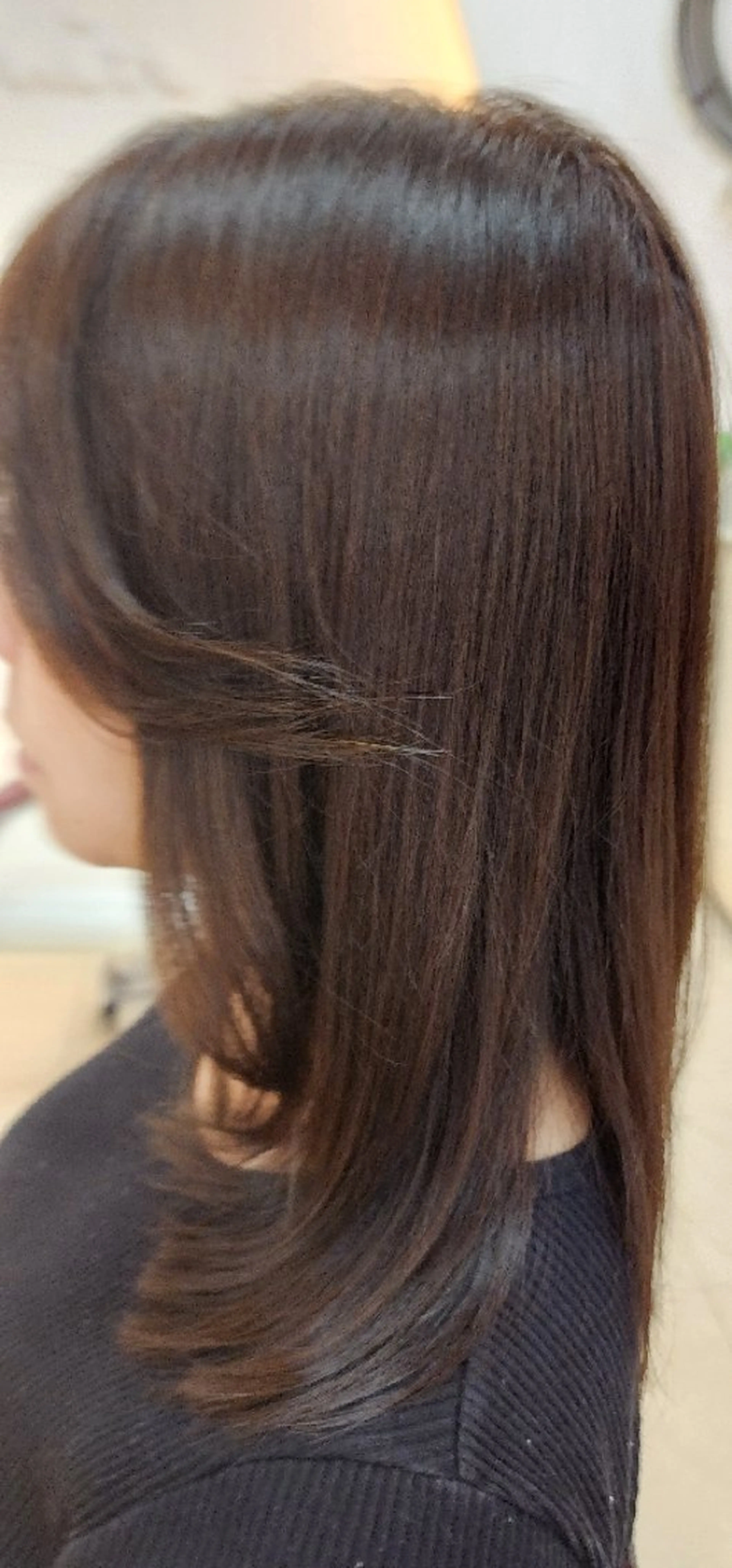 セミロング カラー 髪質改善 hairmake Juinのヘアスタイル