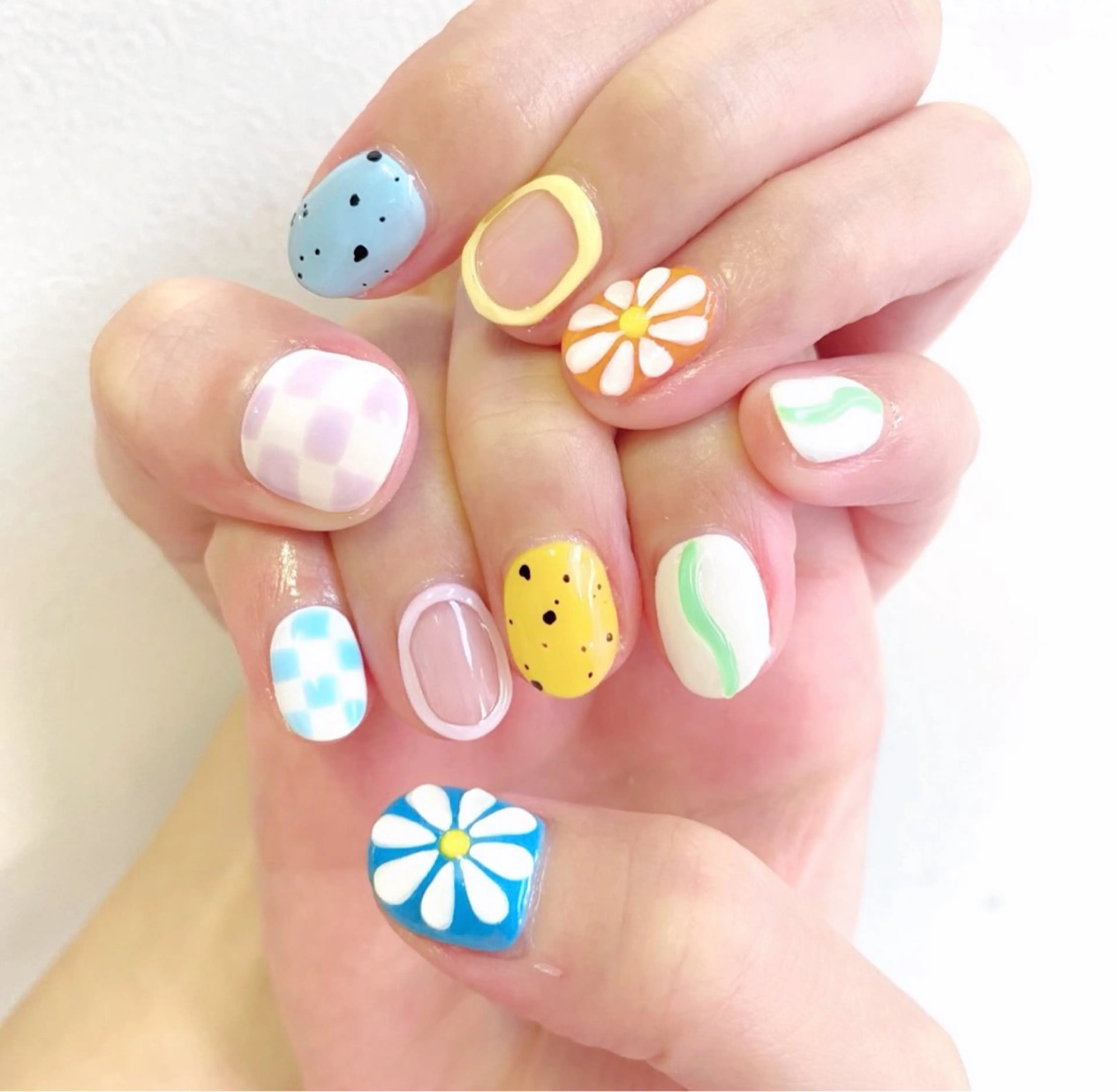 【Hand】★ぷっくり立体ネイル★の写真