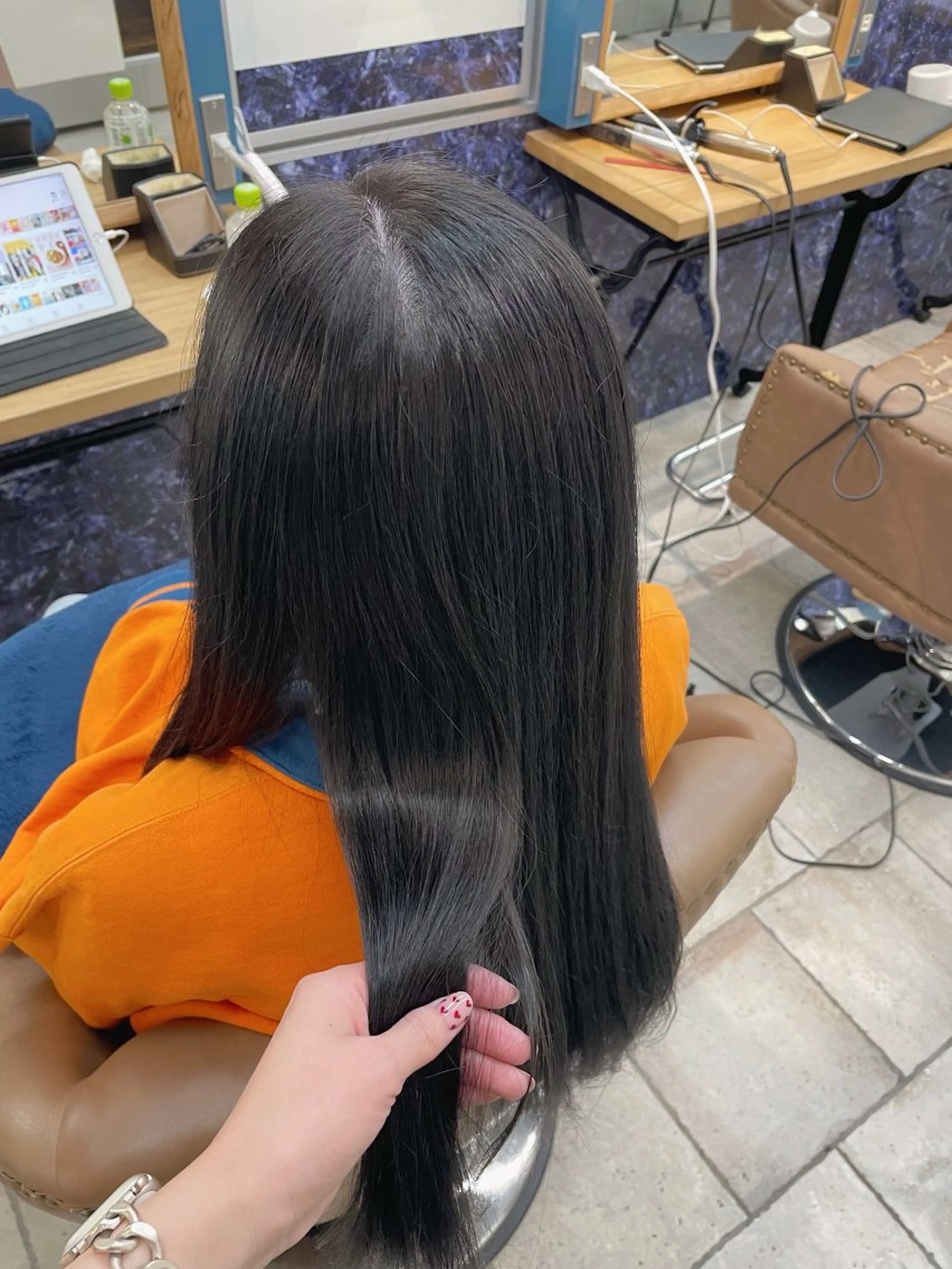 ロング カラー トリートメント ヘアカラー トリートメント 🍒新家 さくら🍒のヘアスタイル