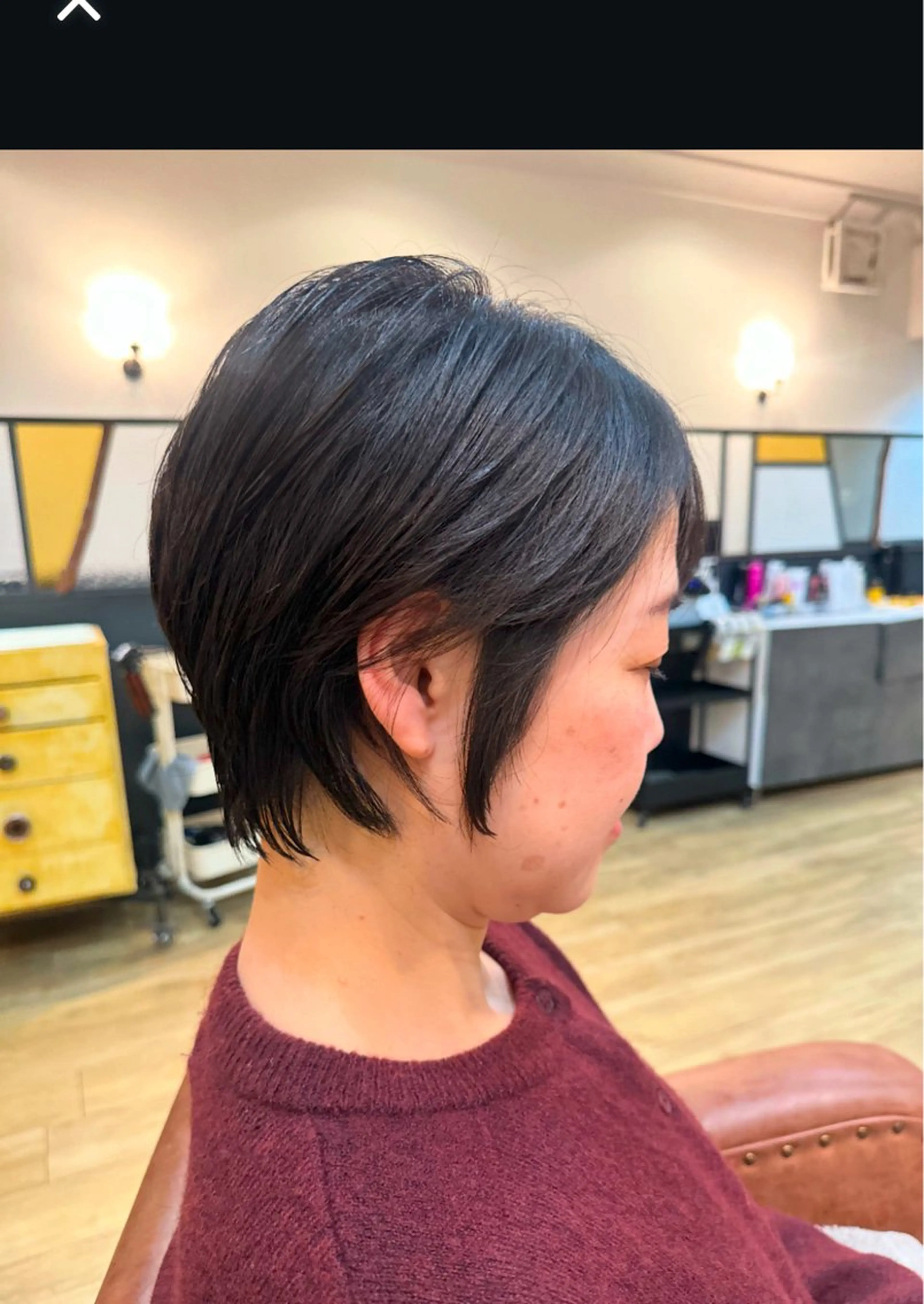 ショート ショートヘア レイヤー/蟹江/ くすみカラー/川口のヘアスタイル