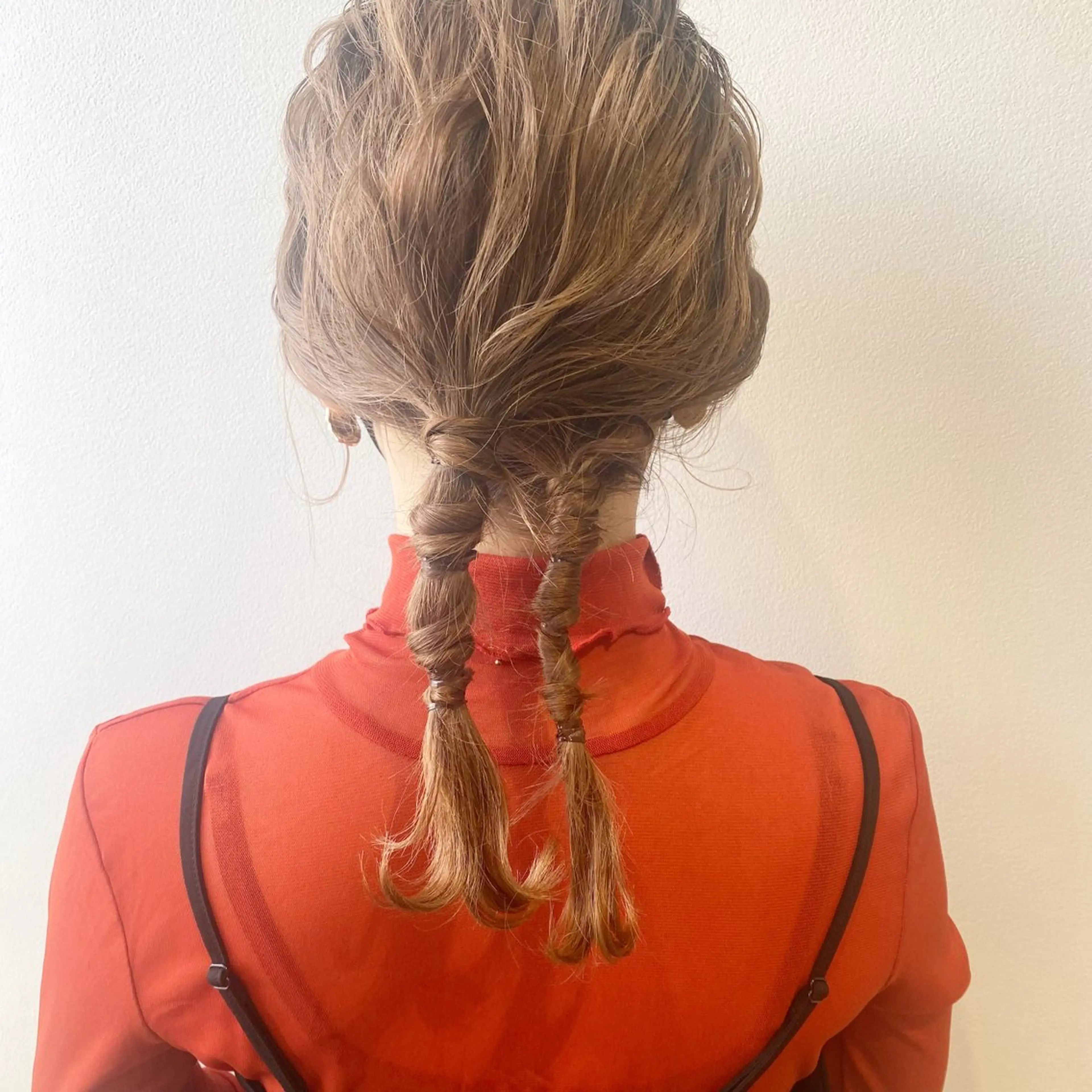 セミロング ヘアアレンジ 久保田 茜のヘアスタイル