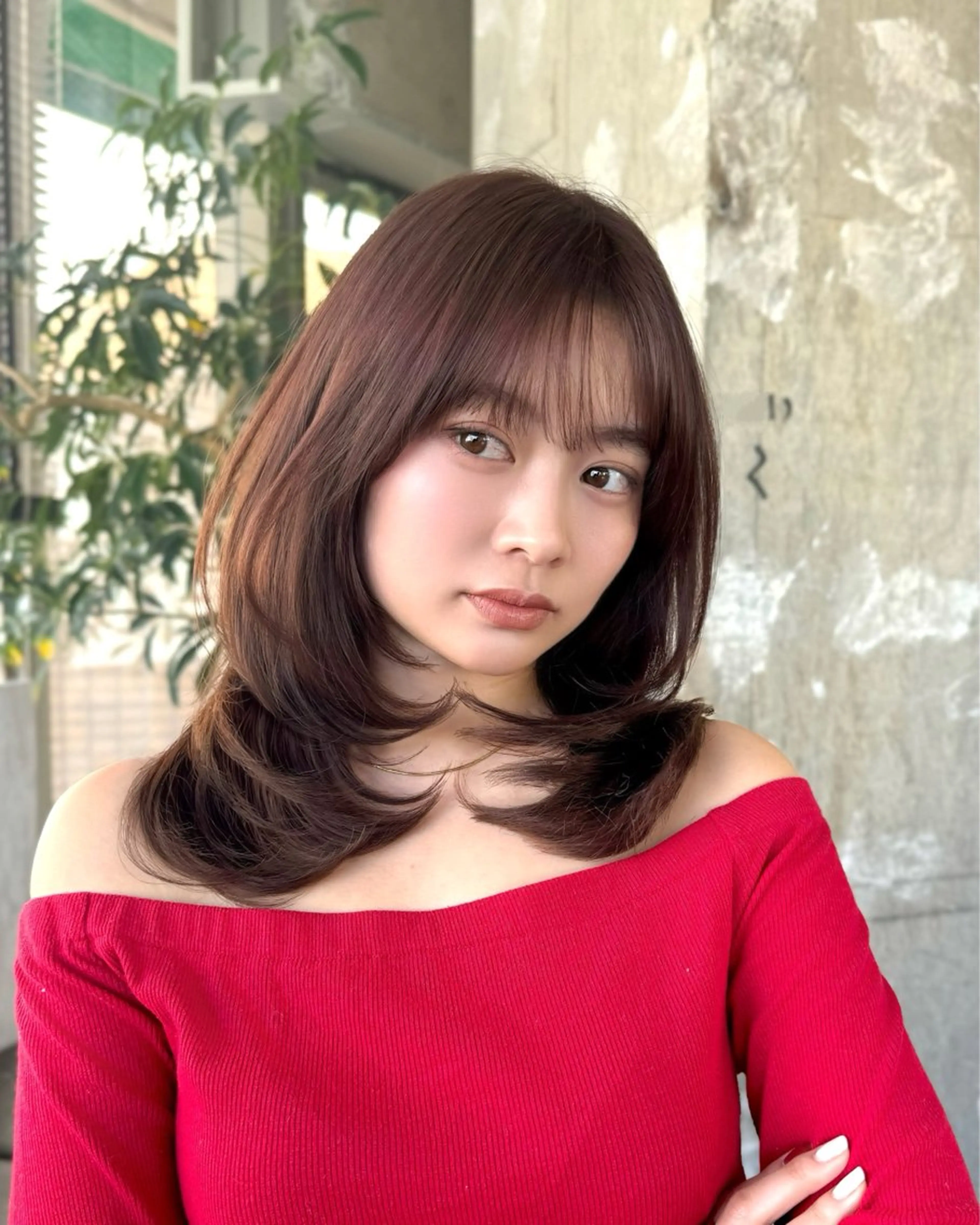 ロング パーマ 似合わせパーマ カラー/ゼンのヘアスタイル