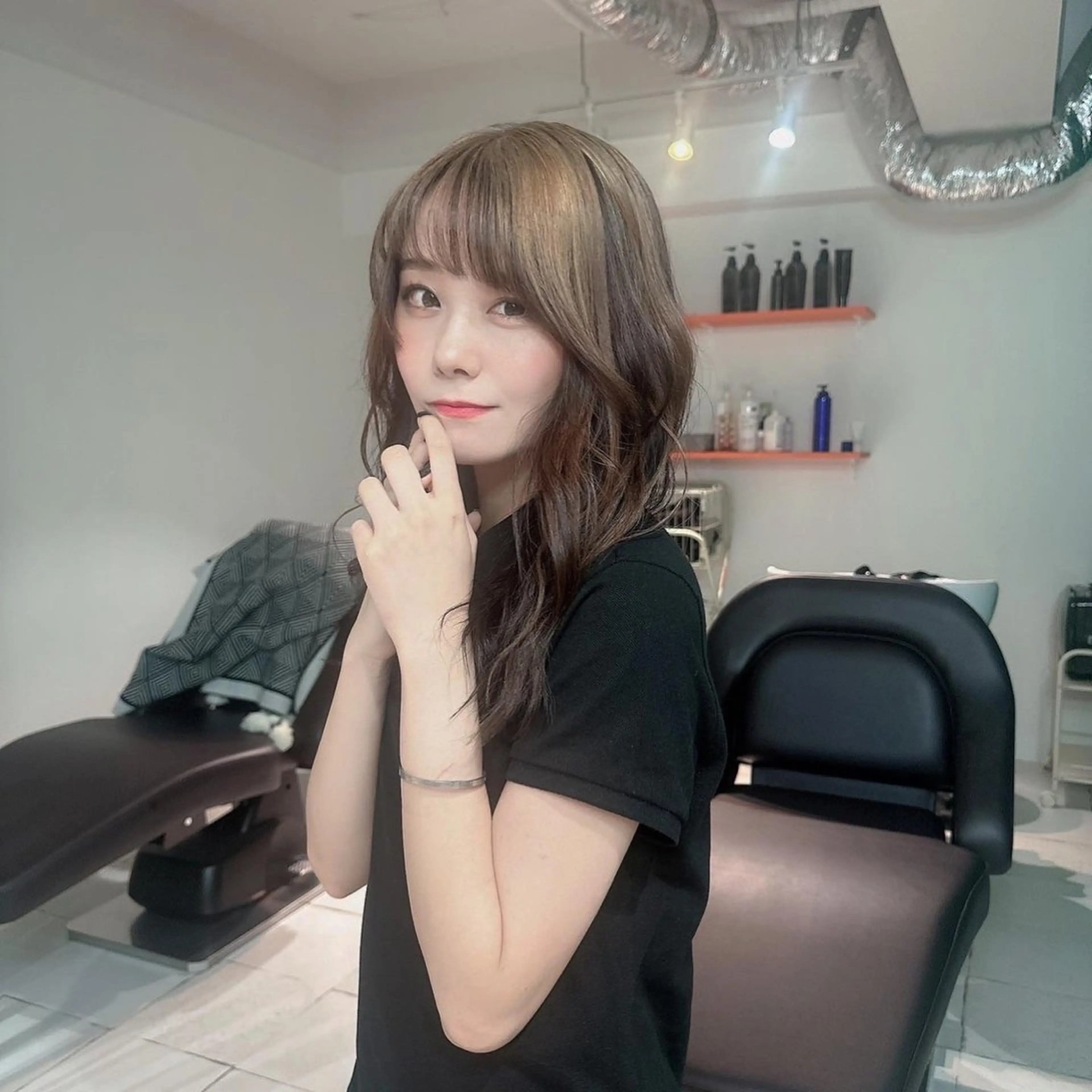 ロング カラー レイヤーカット /ハイトーンchaoのヘアスタイル