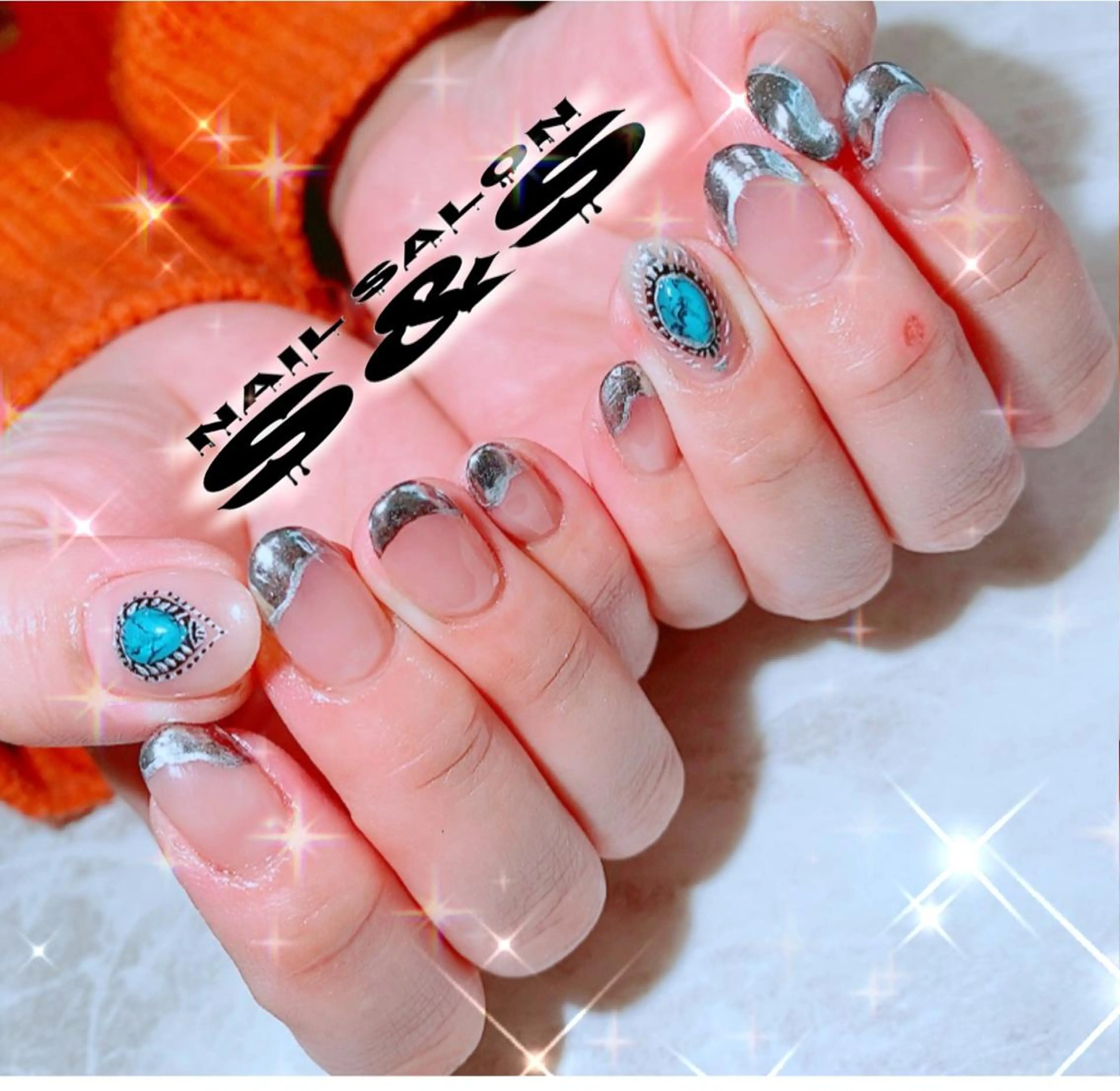 ネイル 長さ出し メンズネイル 持ち込み スカルプネイル S&S 村田小百合のネイルデザイン