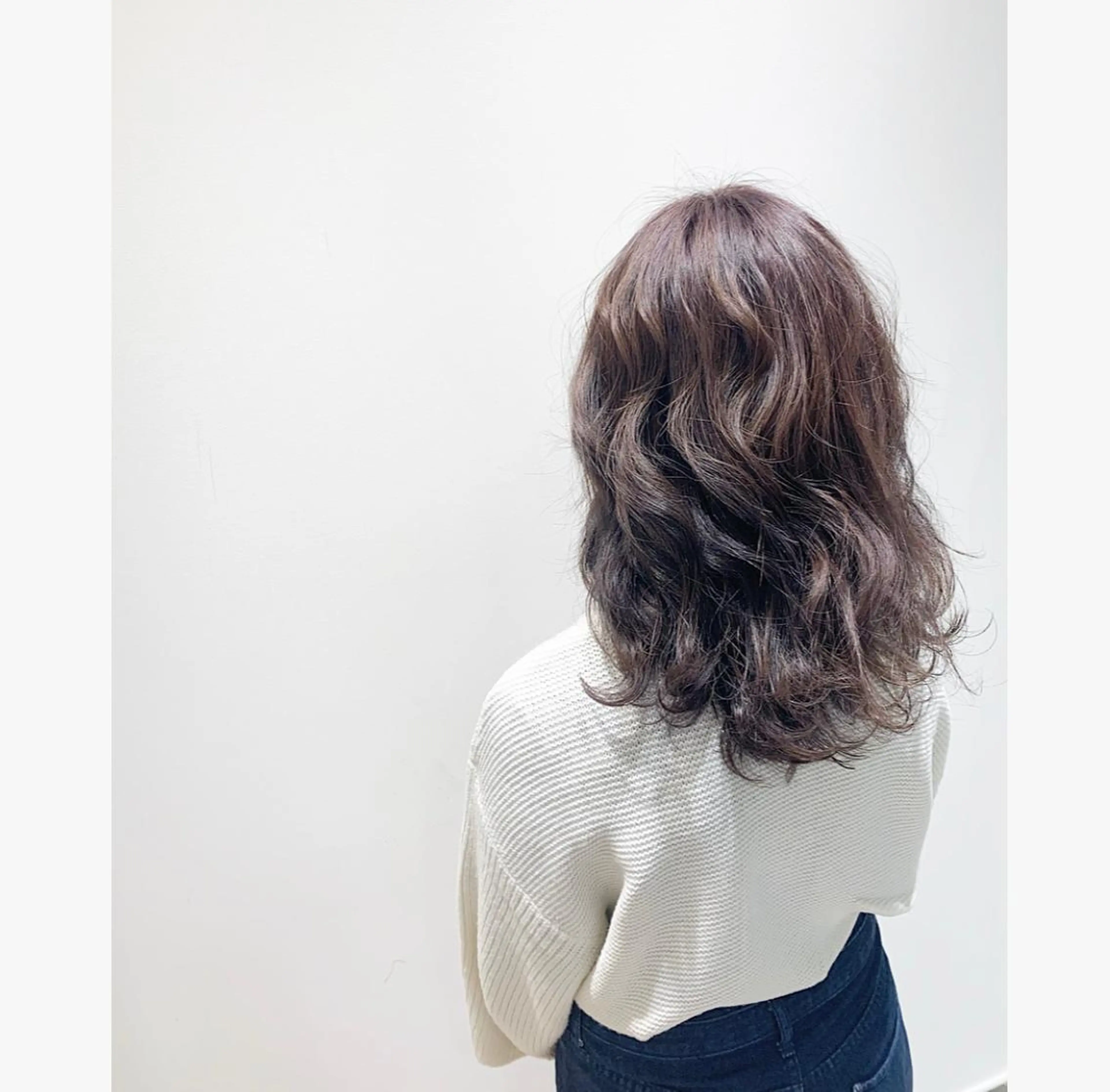 セミロング カラー 💙美髪救世主💙 関華蓮のヘアスタイル