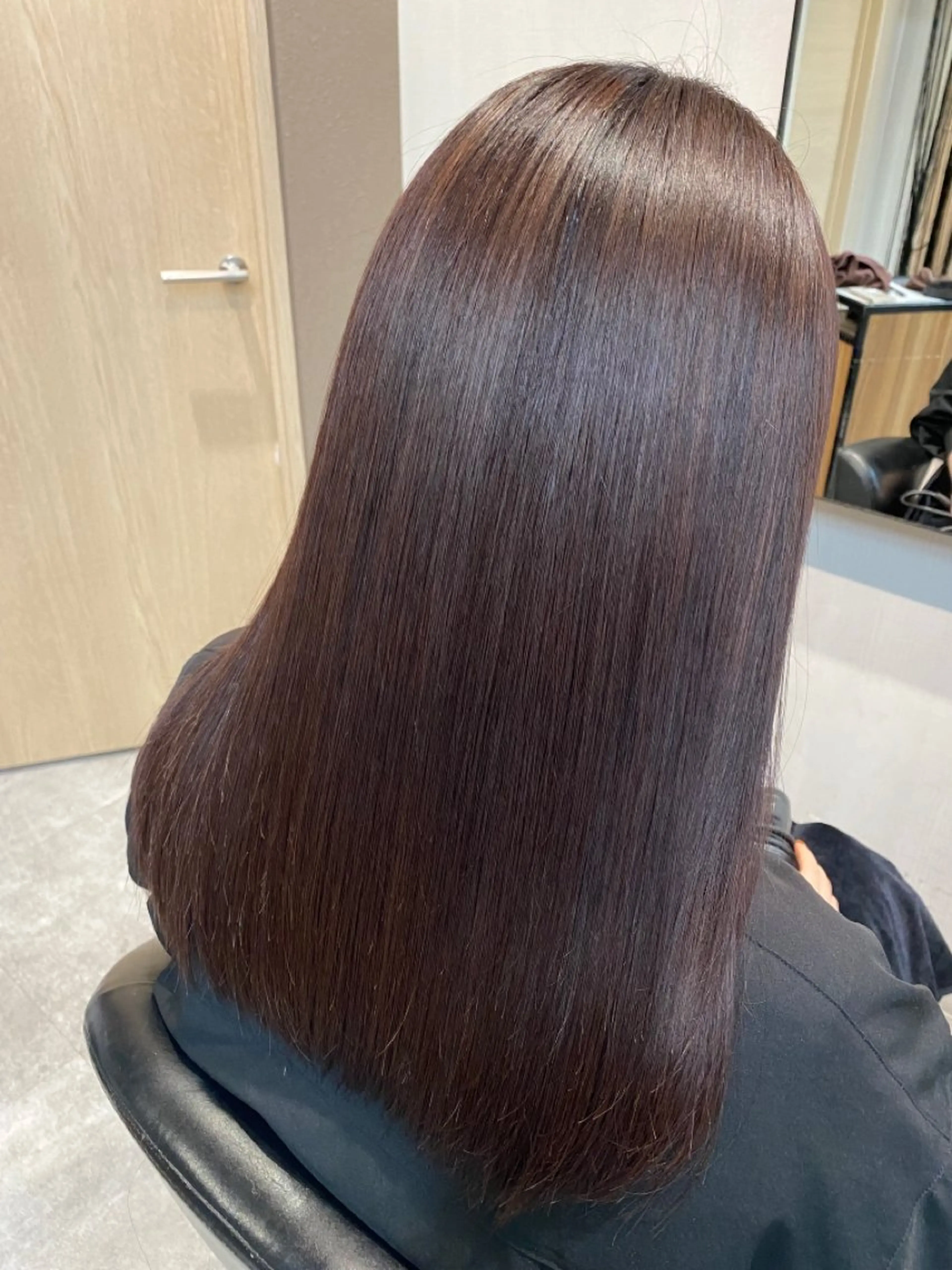 セミロング カラー トリートメント カット 山崎真実🌼メンズ カット募集中のヘアスタイル