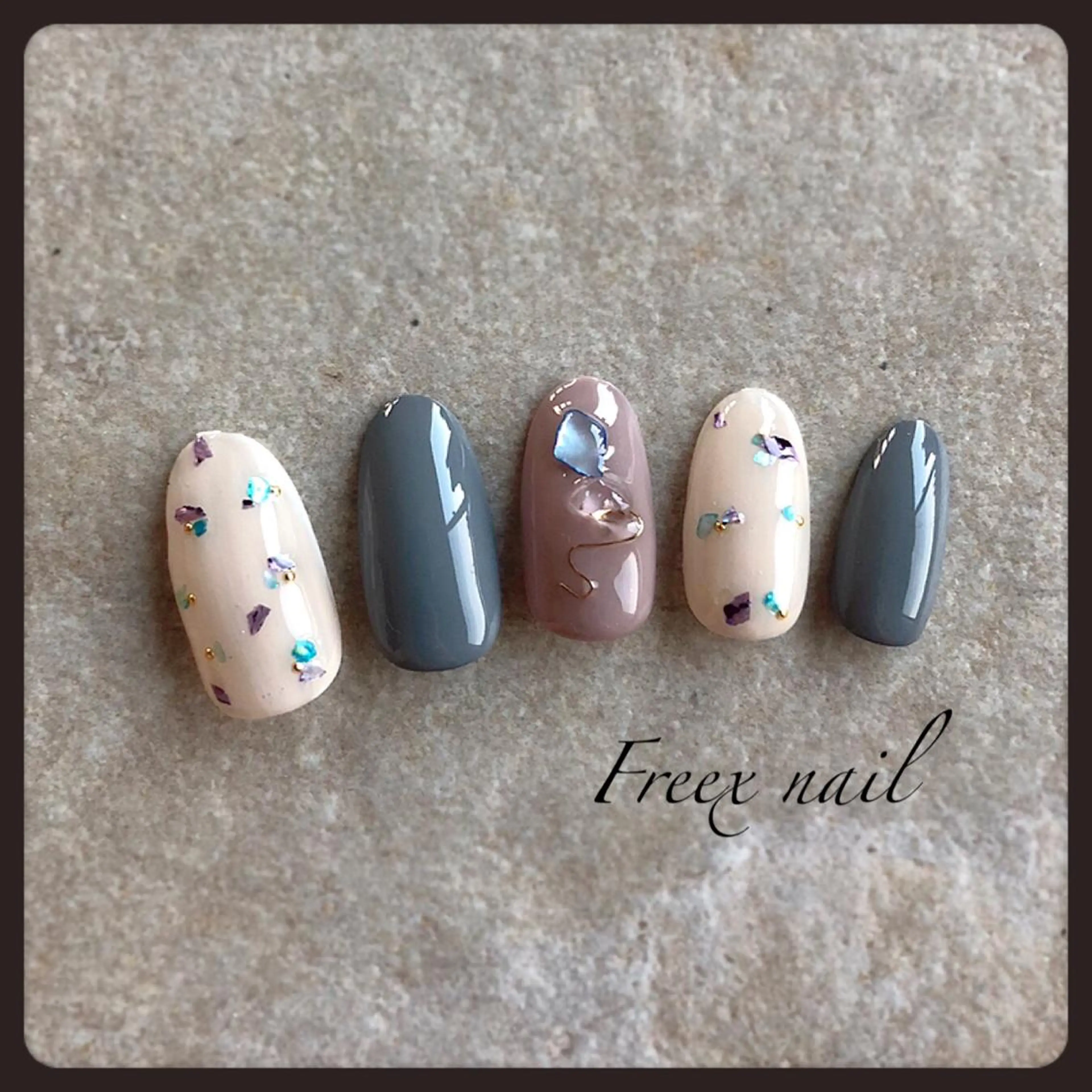 ネイル Freex nail所属・freex nail /ニュアンス/個性派のネイルデザイン