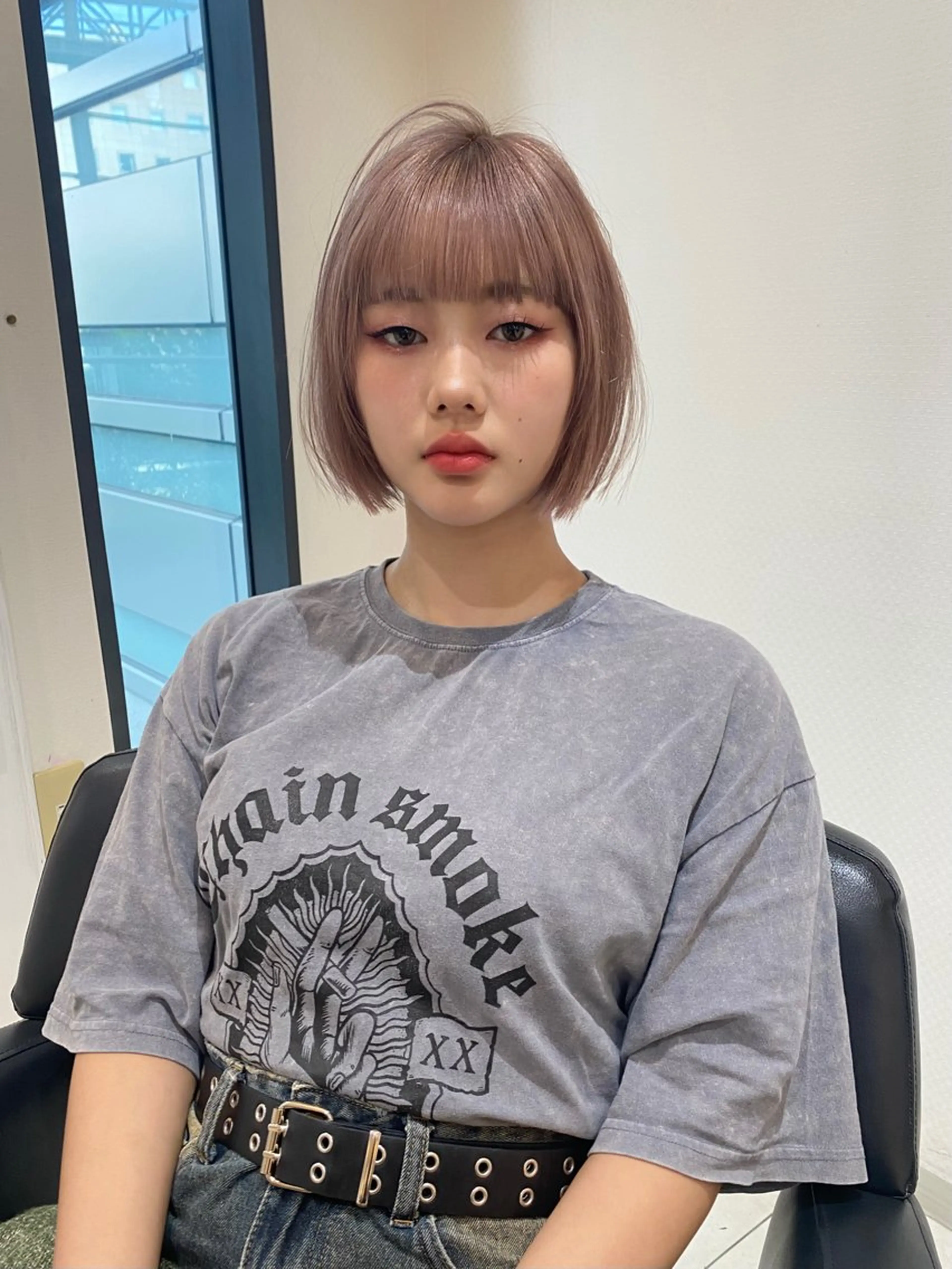 ショート カラー ボブ カット ヘアカラー トリートメント mai / linoah˚✧のヘアスタイル