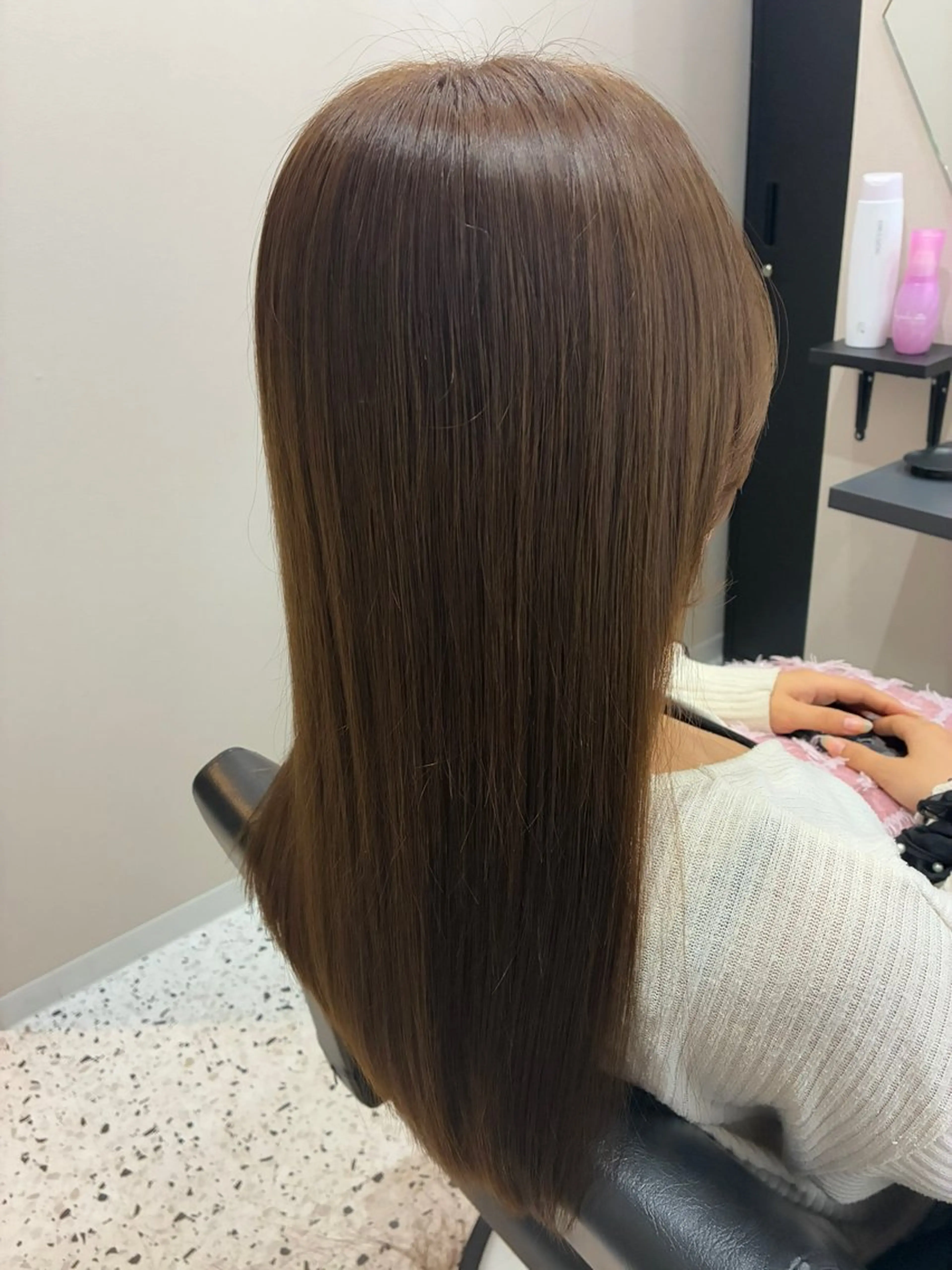 セミロング カラー ヘアカラー 美髪×髪質改善 🖤Yukineのヘアスタイル