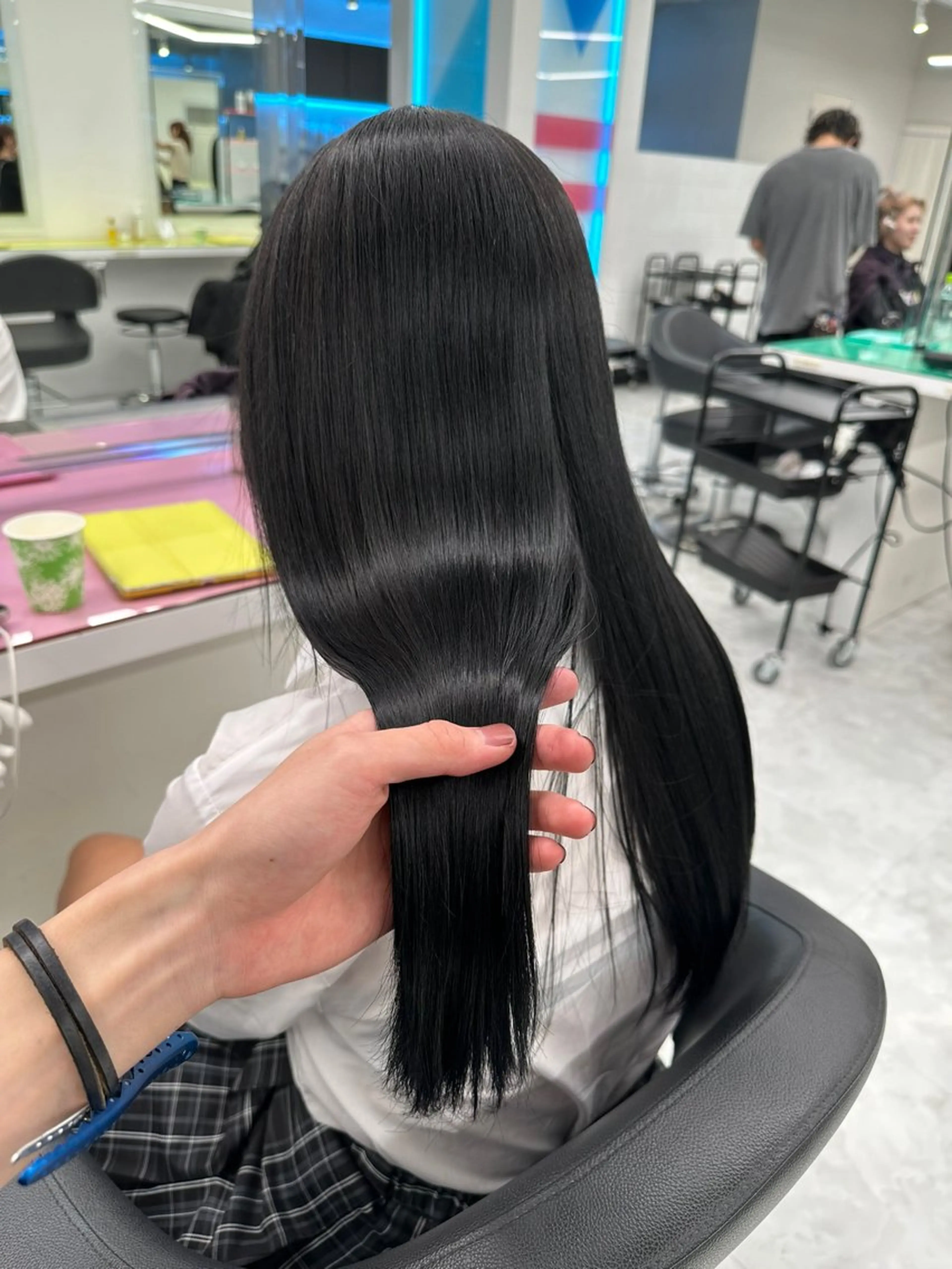 ロング カラー 中韓レイヤー/ ブラウン🤎はやとのヘアスタイル