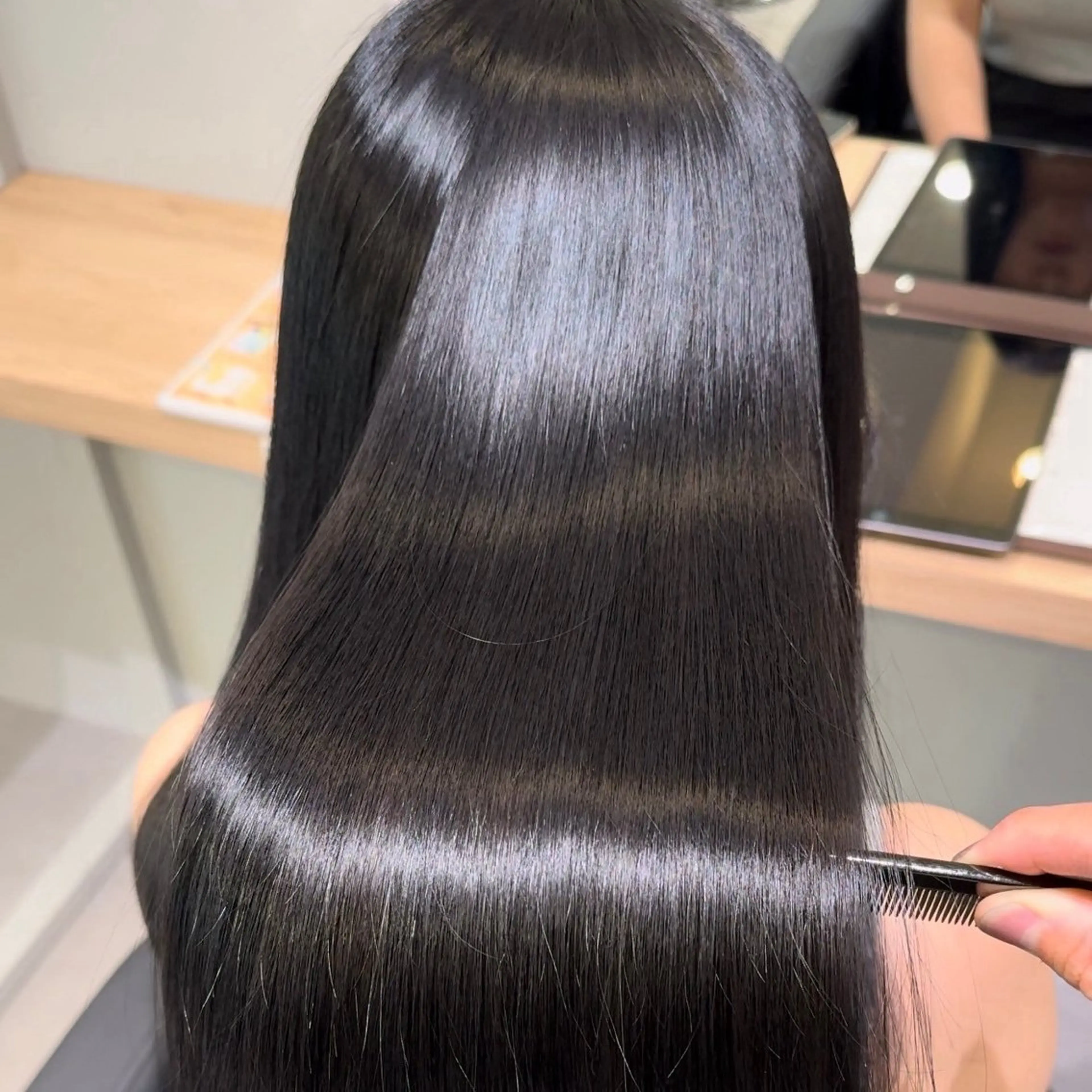 ロング Bonheur所属・茨木メンズ/フェザー パーマ/酒井壮大のヘアスタイル