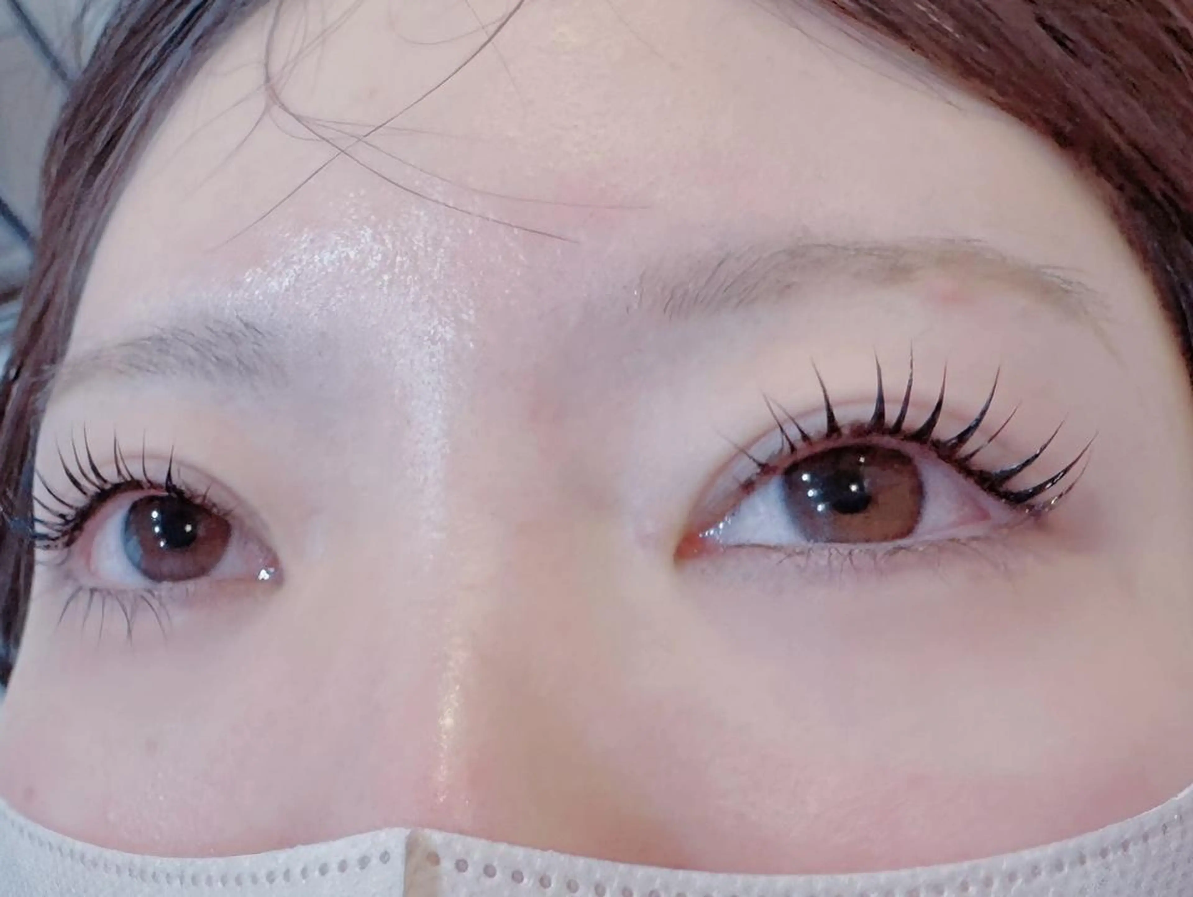 マツエク・マツパ ケラチンラッシュリフト パリジェンヌラッシュリフト まつげパーマ 一重×まつ毛パーマ Hanaai salon Rinのネイルデザイン