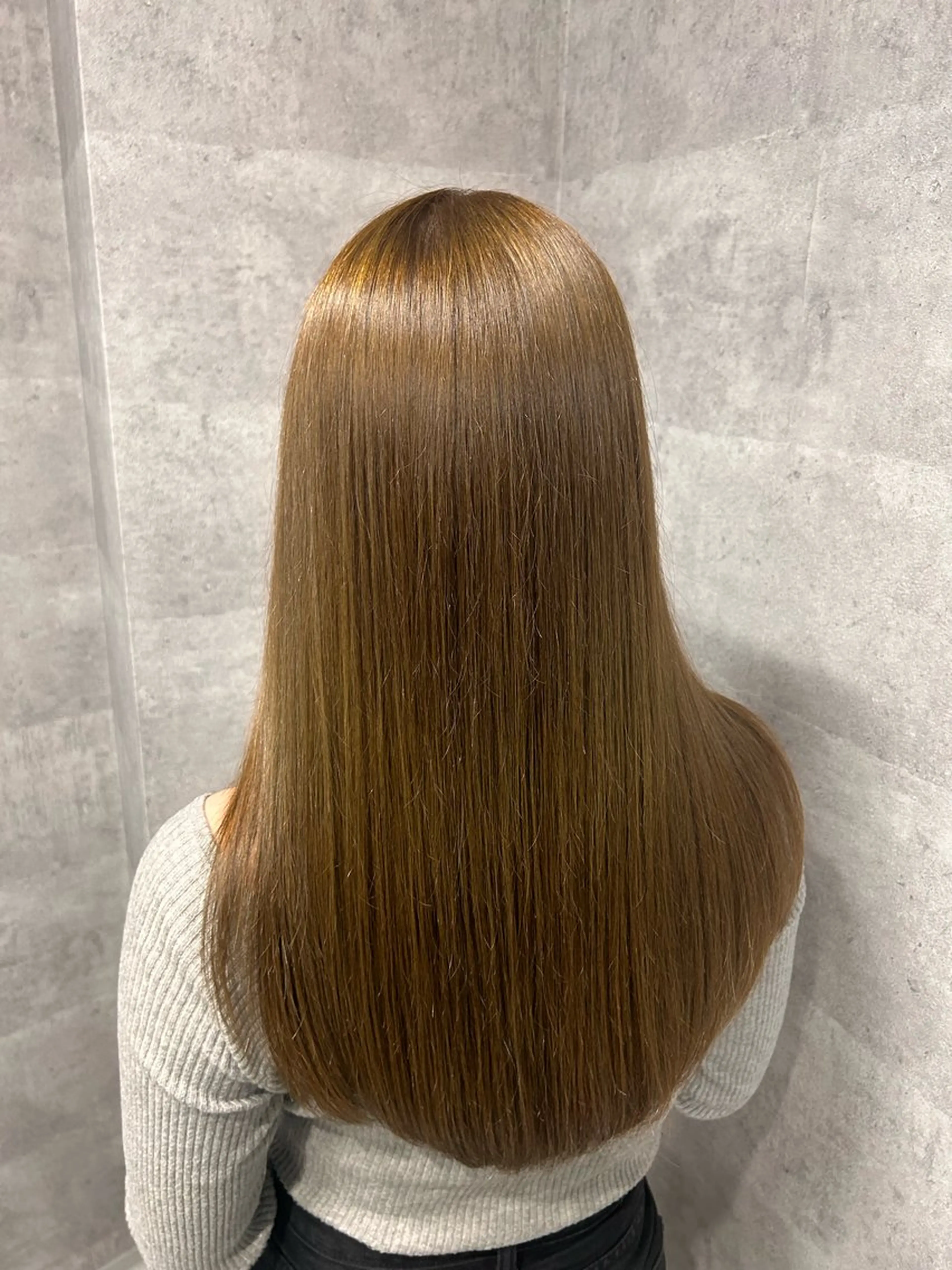 ロング カラー 川浪 ほほみのヘアスタイル