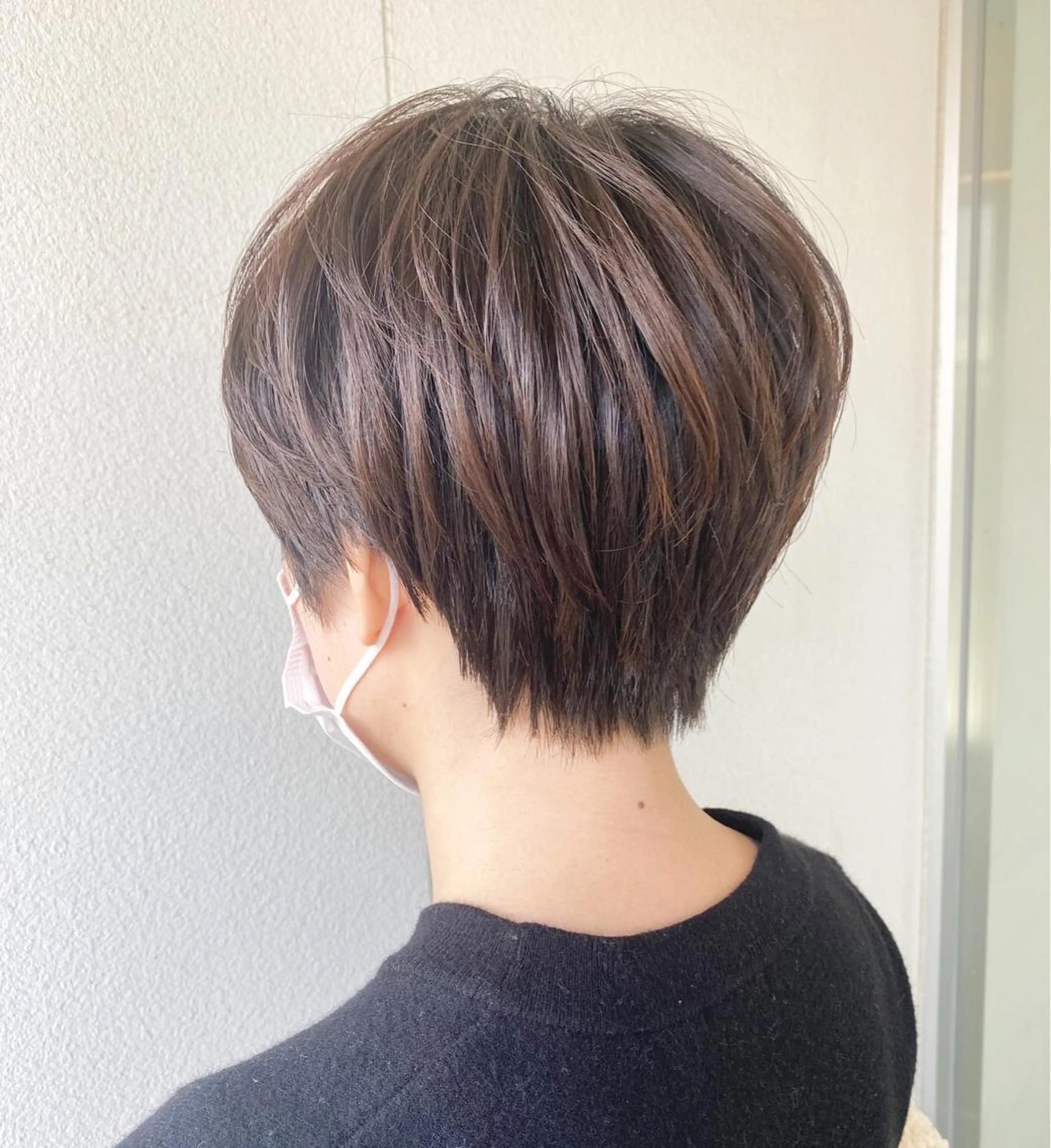 ショート 名竹聖治/透明感 カラー/縮毛矯正のヘアスタイル