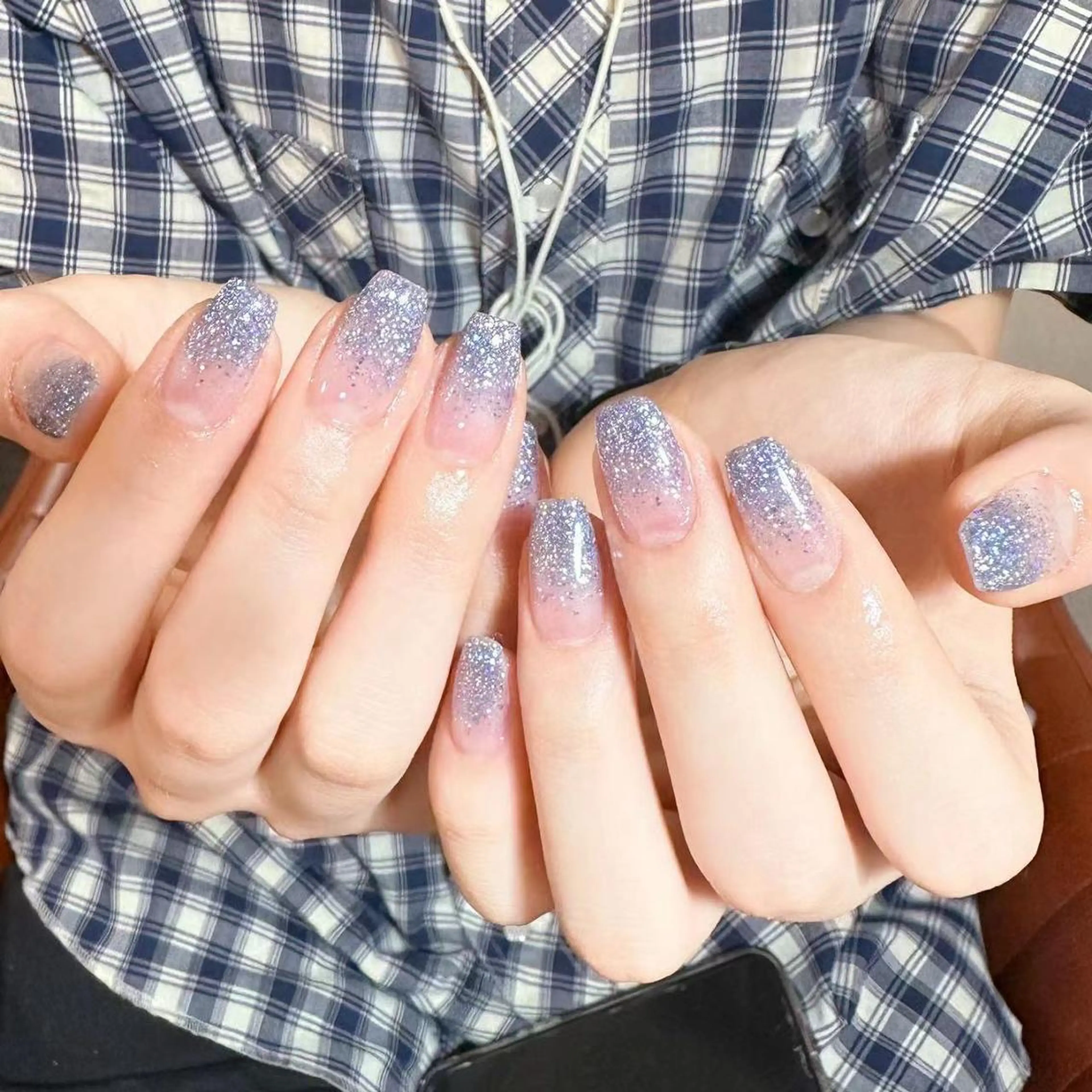 ネイル アートネイル オーロラネイル ガーリー キラキラネイル マグネットネイル DIAMOND NailStudioのネイルデザイン