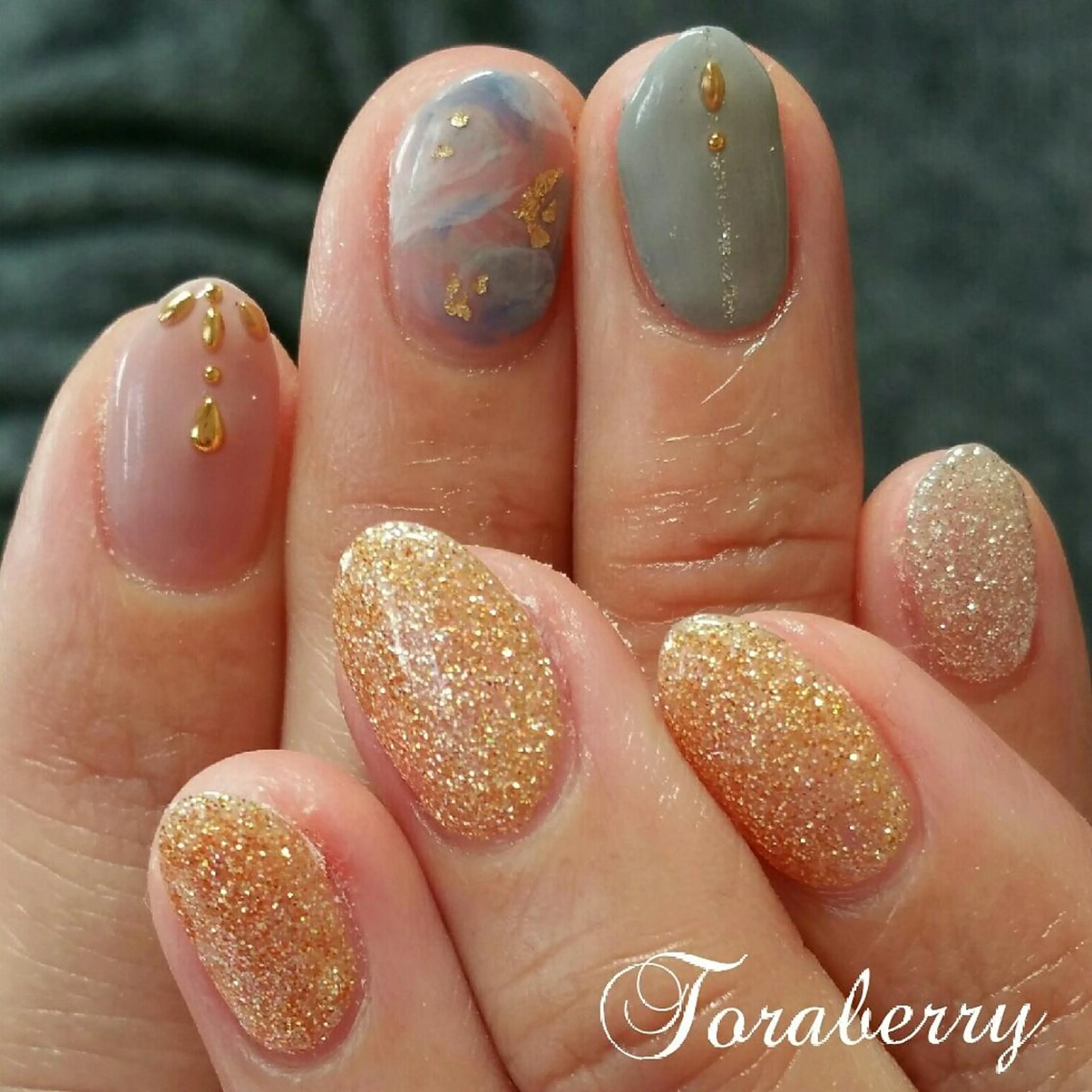 ネイル 持ち込み ニュアンスネイル ネイリスト なつみのネイルデザイン