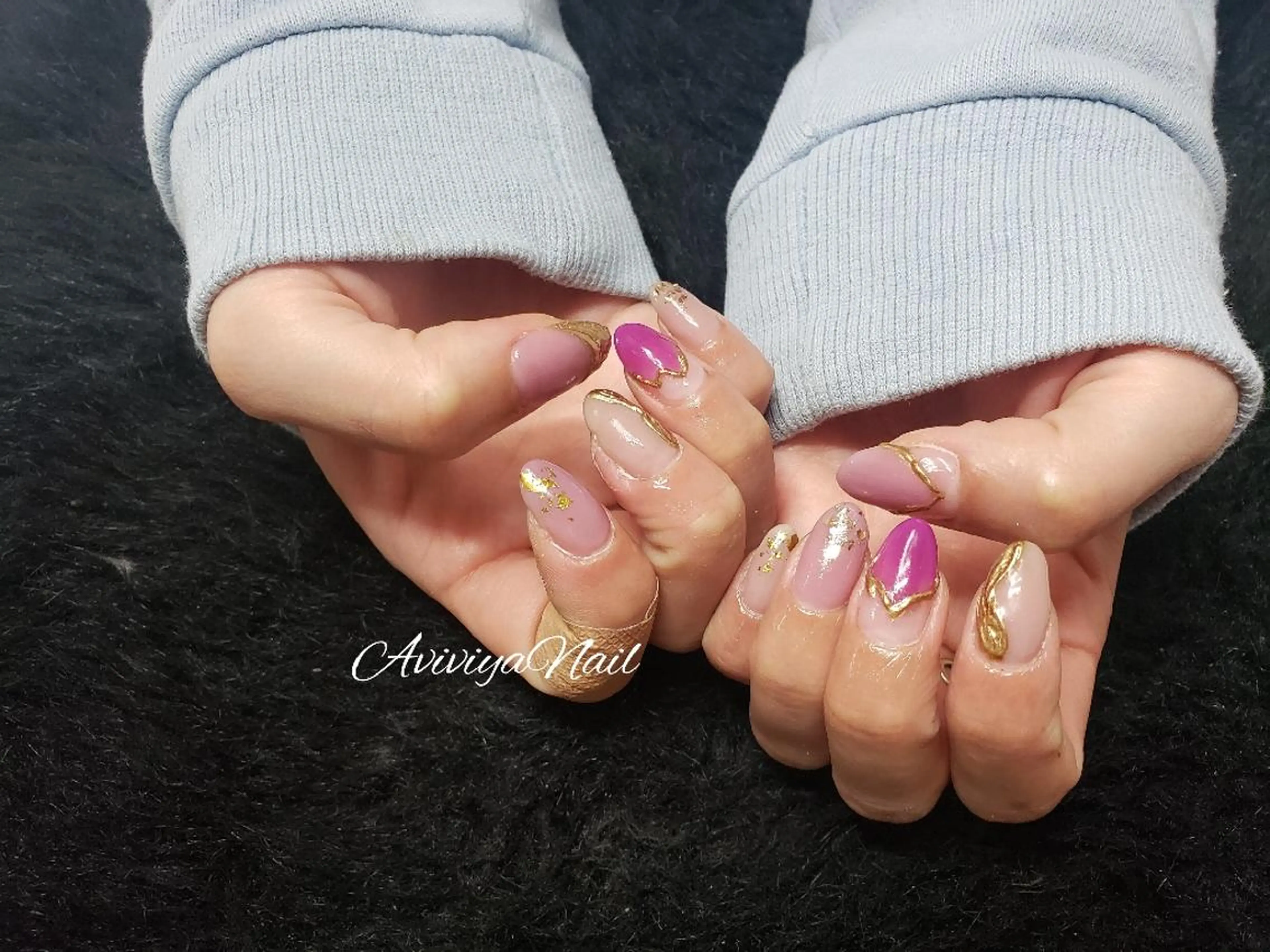 ネイル ニュアンスネイル AviviyaNail所属・kubo ayaのネイルデザイン