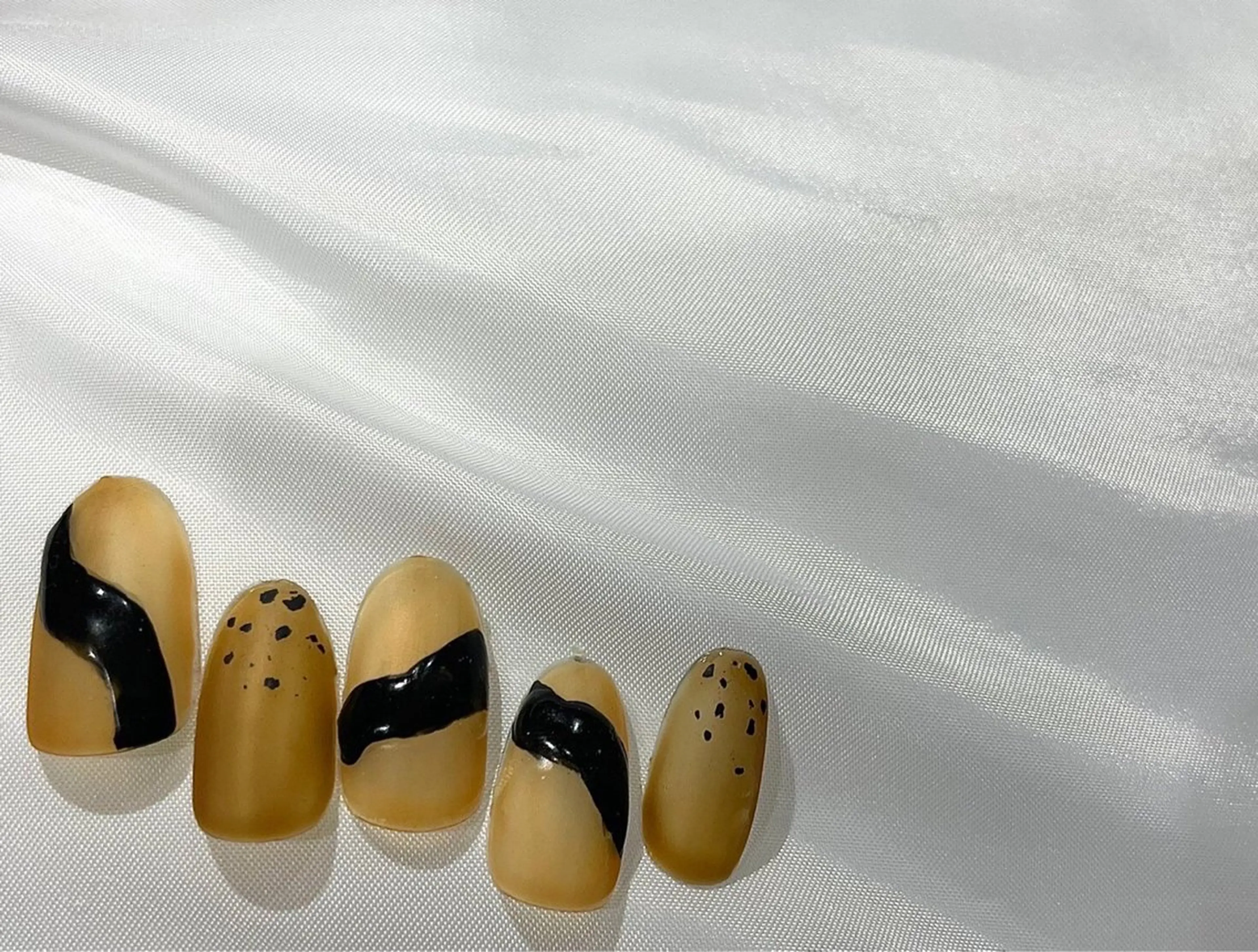 ネイル アートネイル シンプルネイル ネイルチップ ⭐︎休業中の練習⭐︎ JNA認定講師髙橋のネイルデザイン