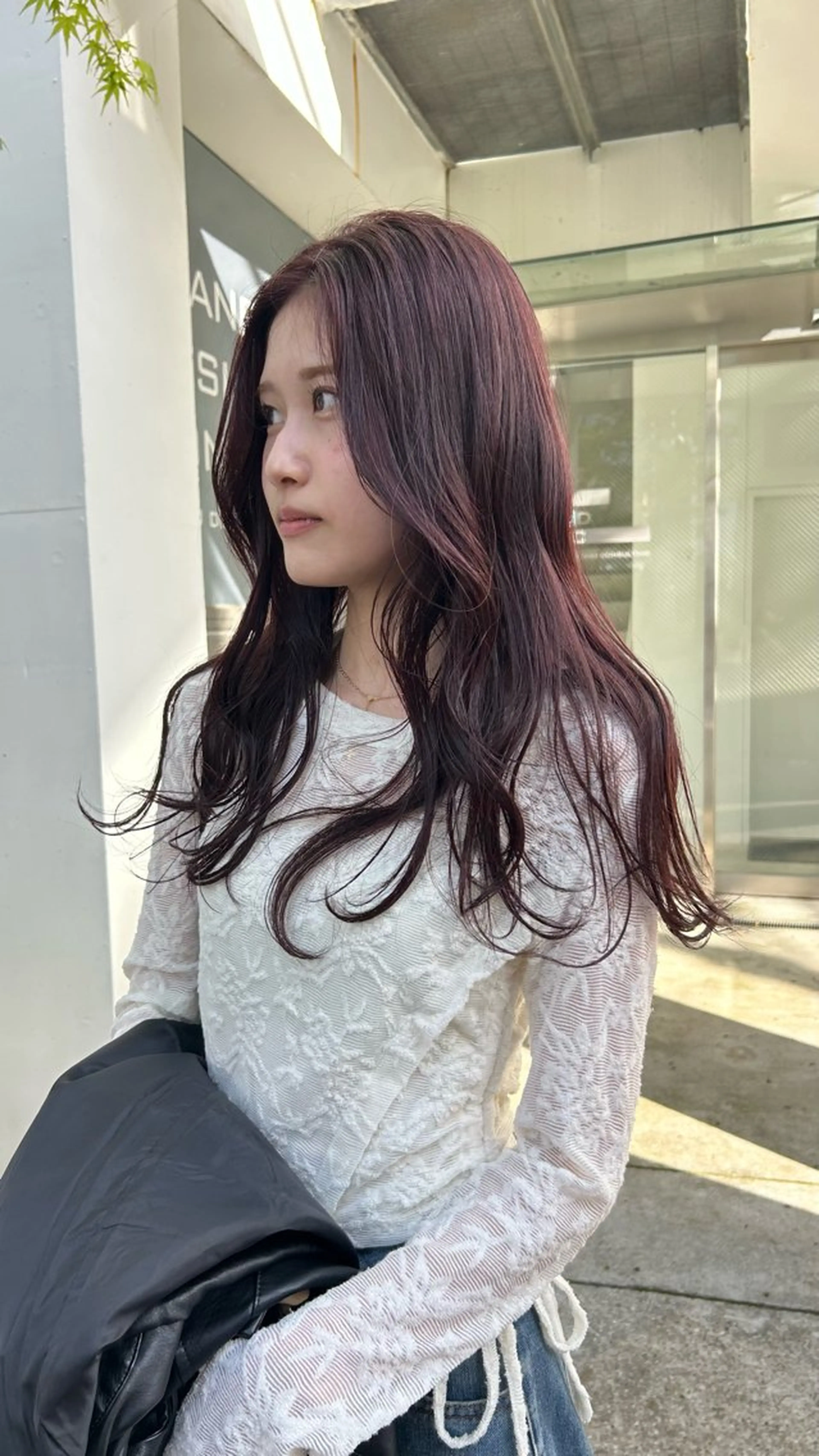 セミロング カラー ヘアカラー じゅわっと暖色カラー 🍊Moemiのヘアスタイル