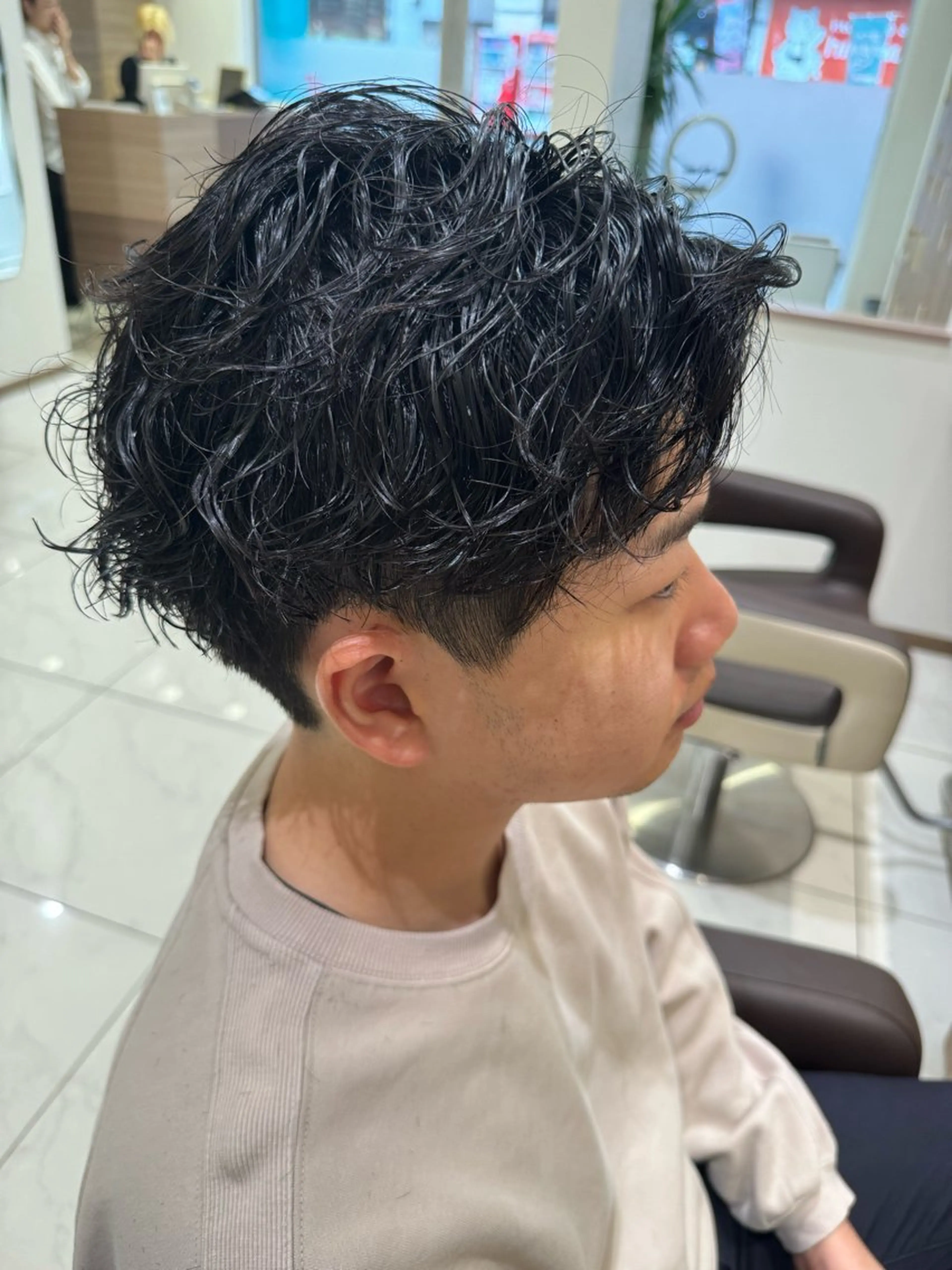 サーフカール＋メンズカットの写真