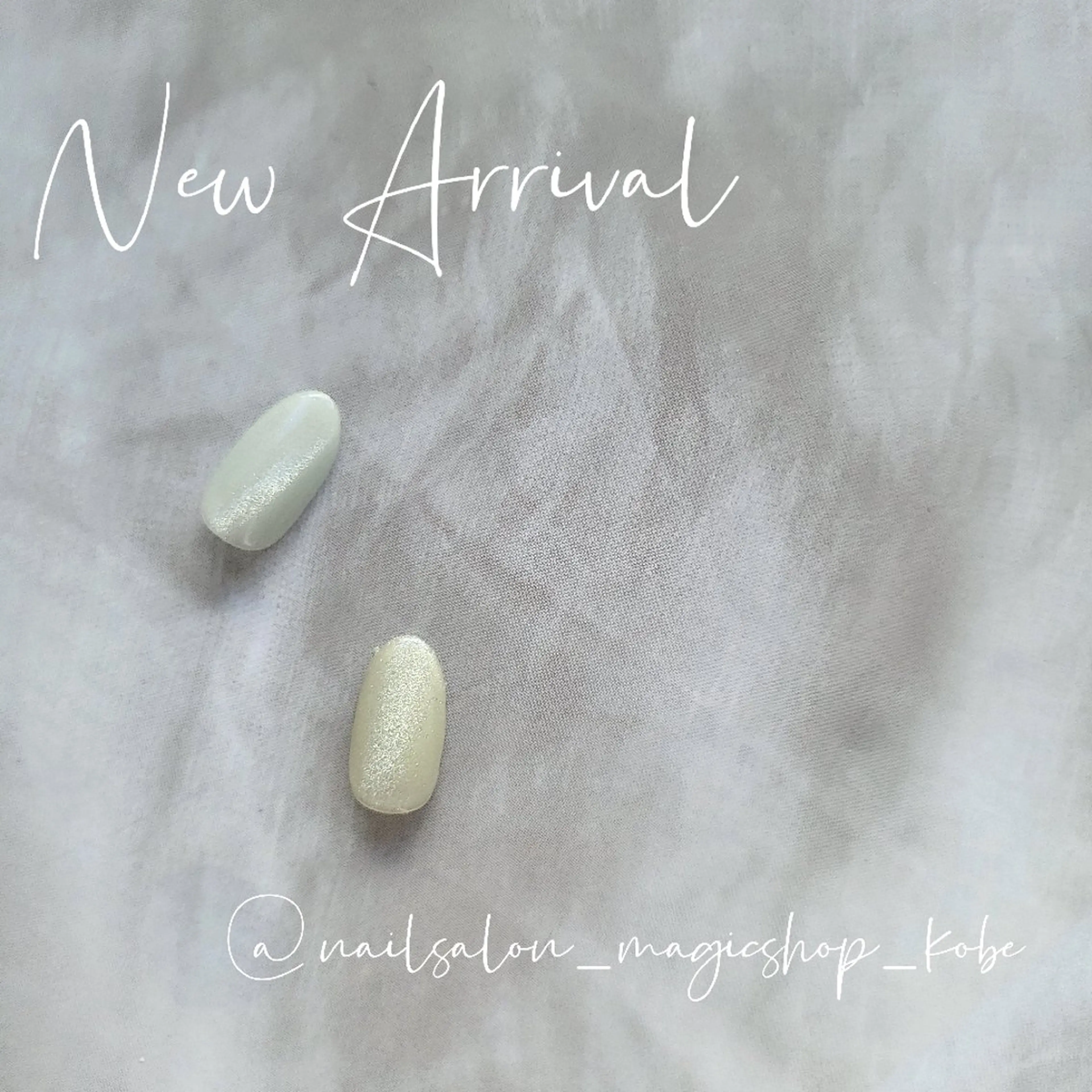 ネイル マグネットネイル マグネットワンカラー ワンカラーネイル ホワイト Nailsalon MagicShopのネイルデザイン