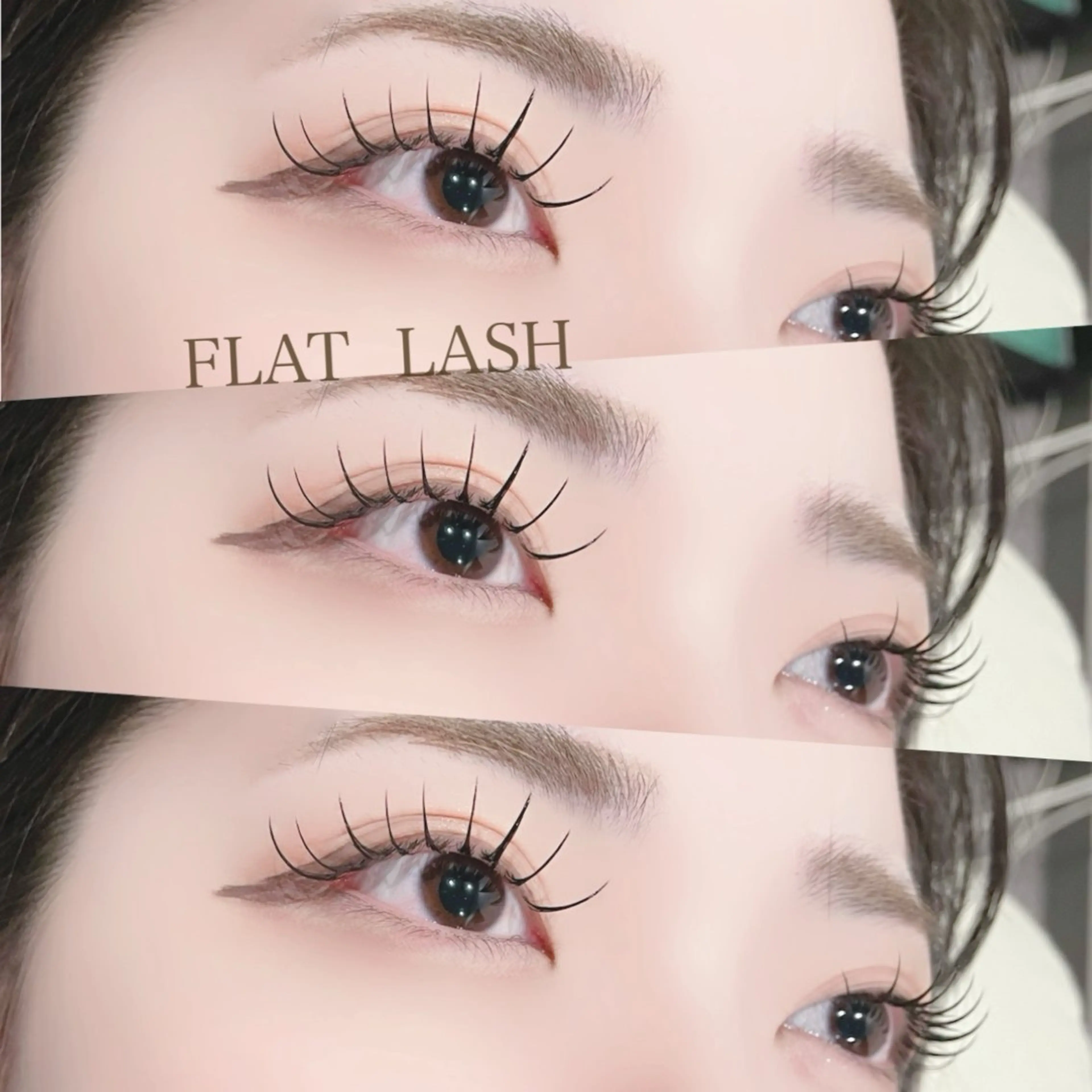 マツエク・マツパ フラットラッシュ maho ＊のマツエク・マツパデザイン