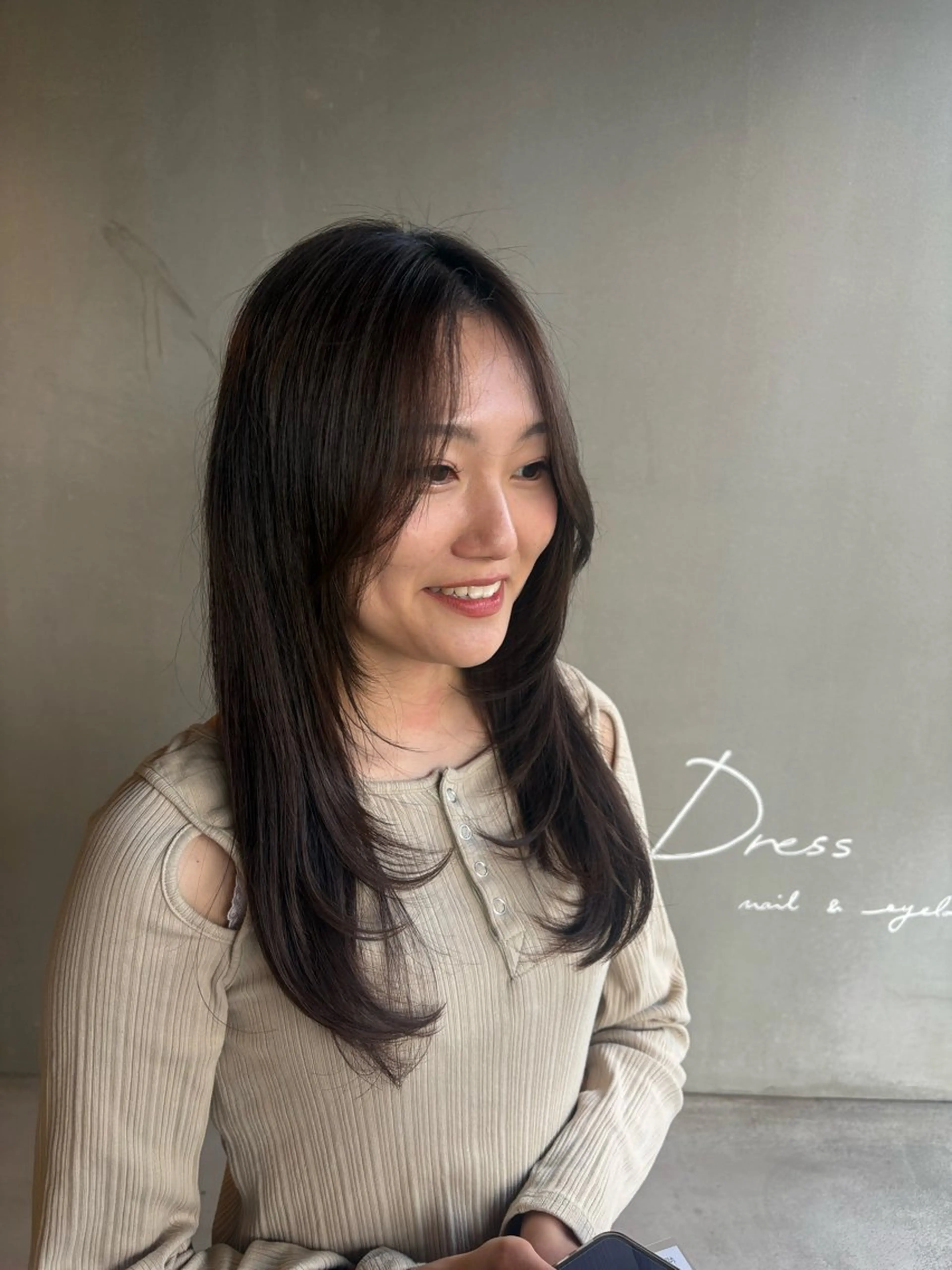 ロング カラー カット ヘアカラー 🎀韓国レイヤー/透 明感カラー/airiのヘアスタイル