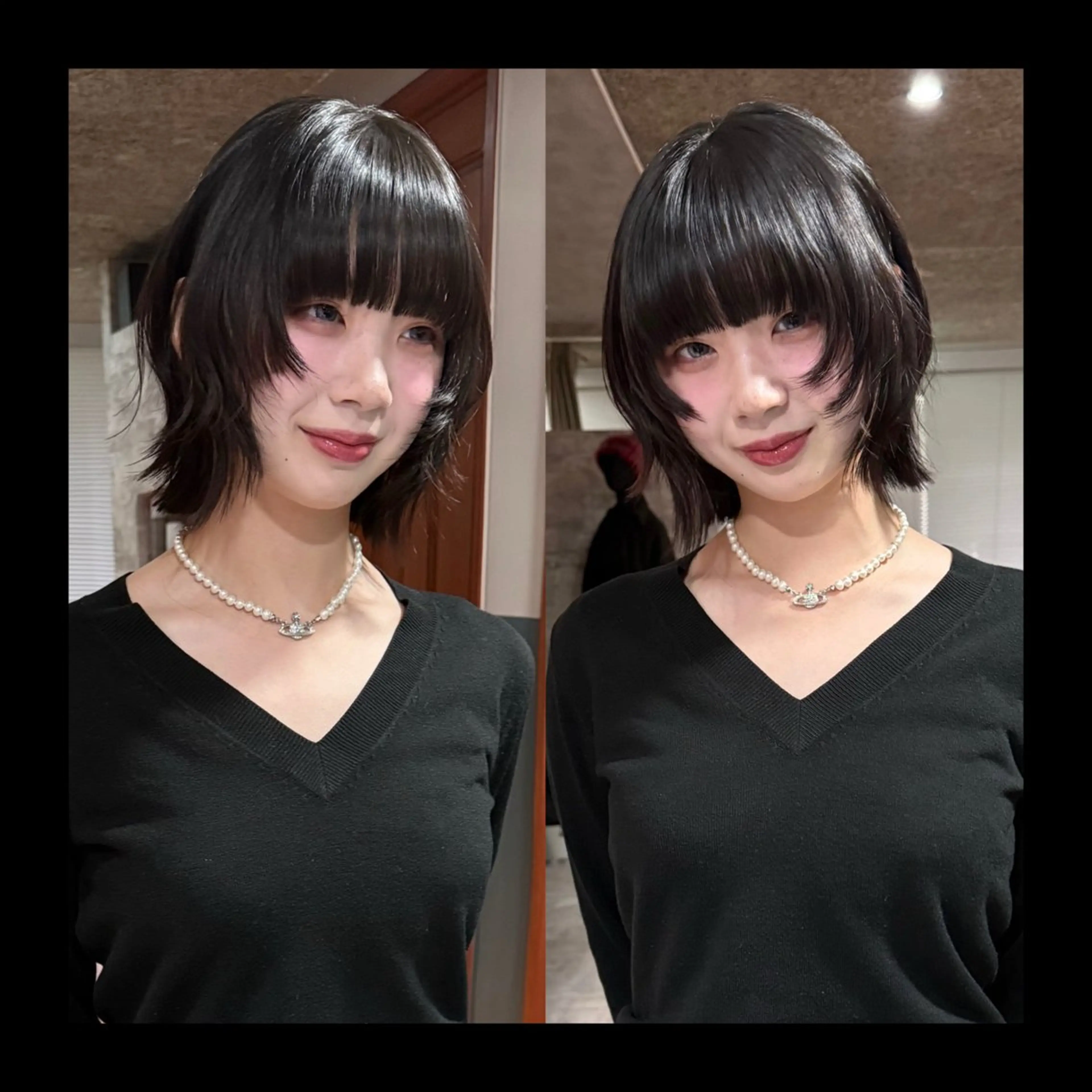 ミディアム カラー カット トリートメント mai / linoah˚✧のヘアスタイル