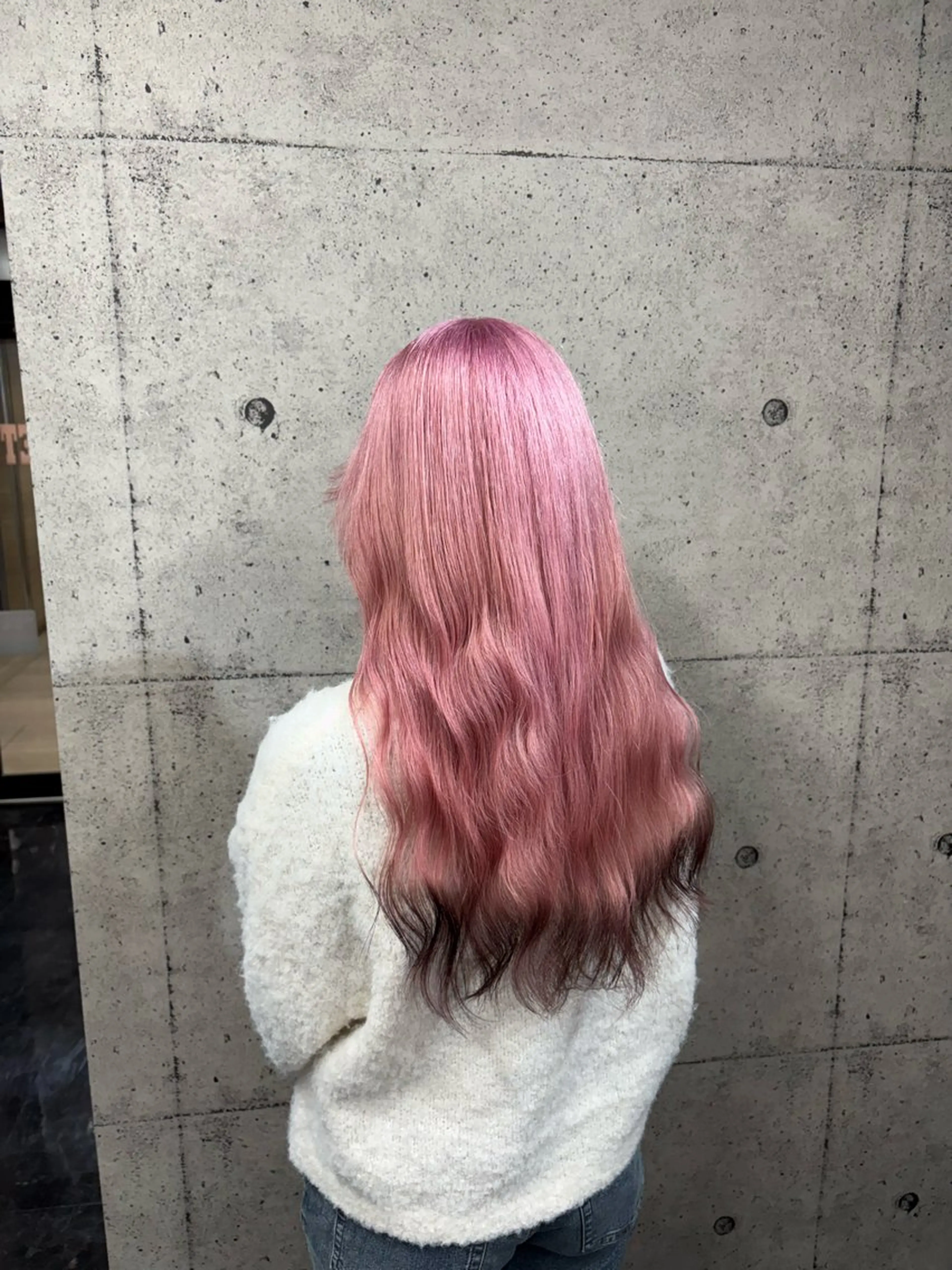 ロング カラー ピンクカラー ホワイトピンク ヘアカラー ハイトーン/ブリーチ /hikaruのヘアスタイル