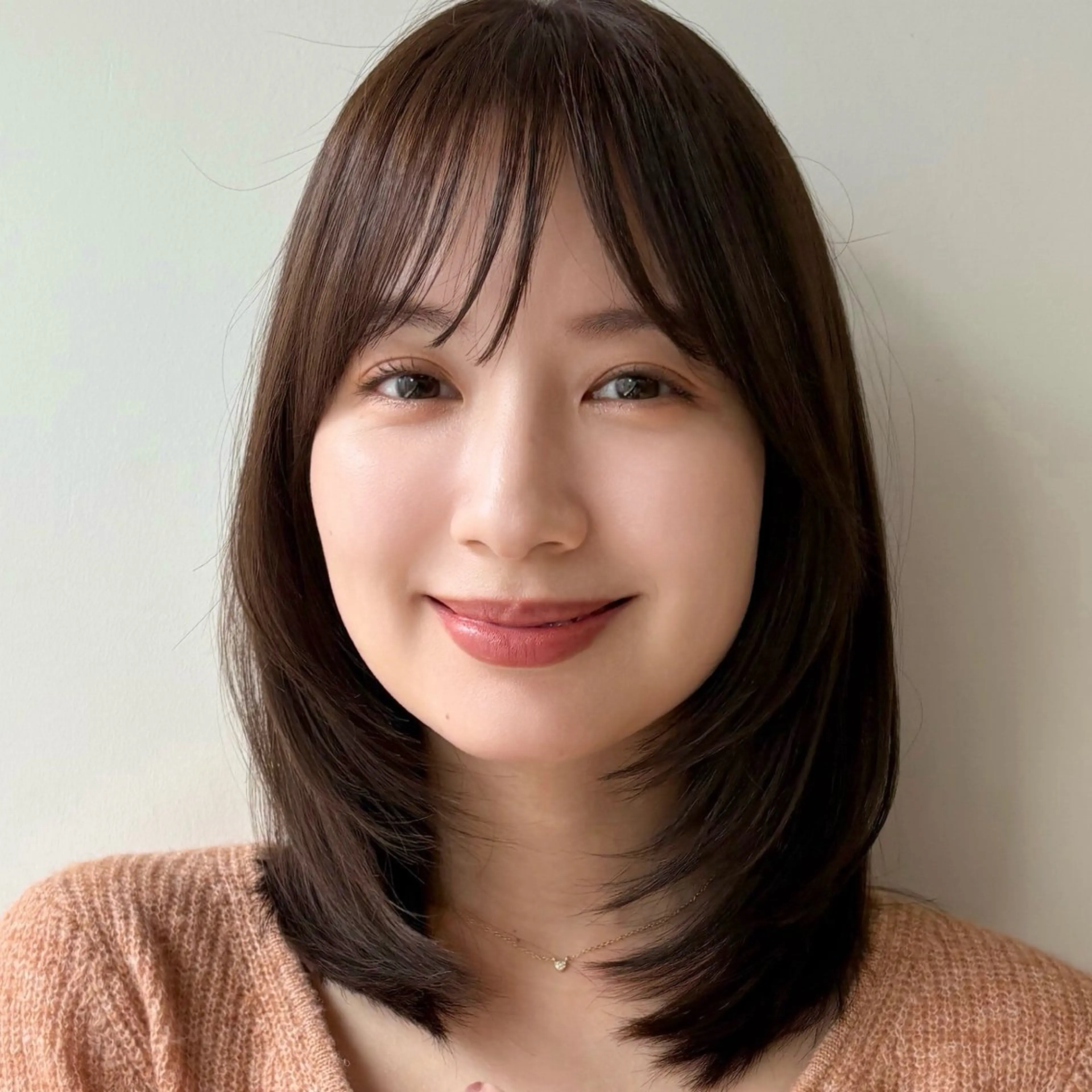 ミディアム カラー カット ヘアカラー あやめ【顔まわり/レ イヤー/柔らかカラ】のヘアスタイル