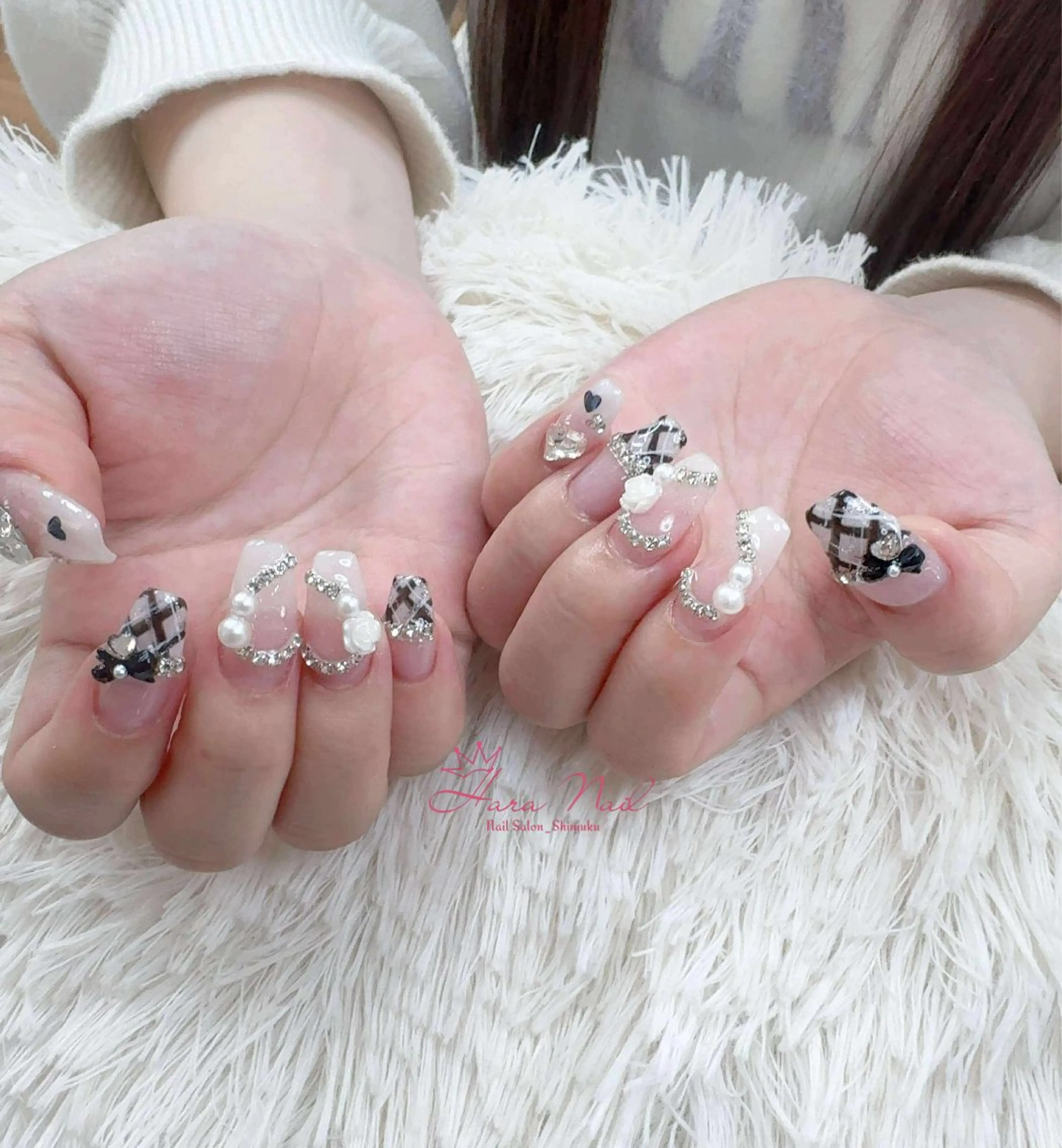 ネイル ハンドネイル ハンドケア Hara Nail 【パラジェル使用】のネイルデザイン