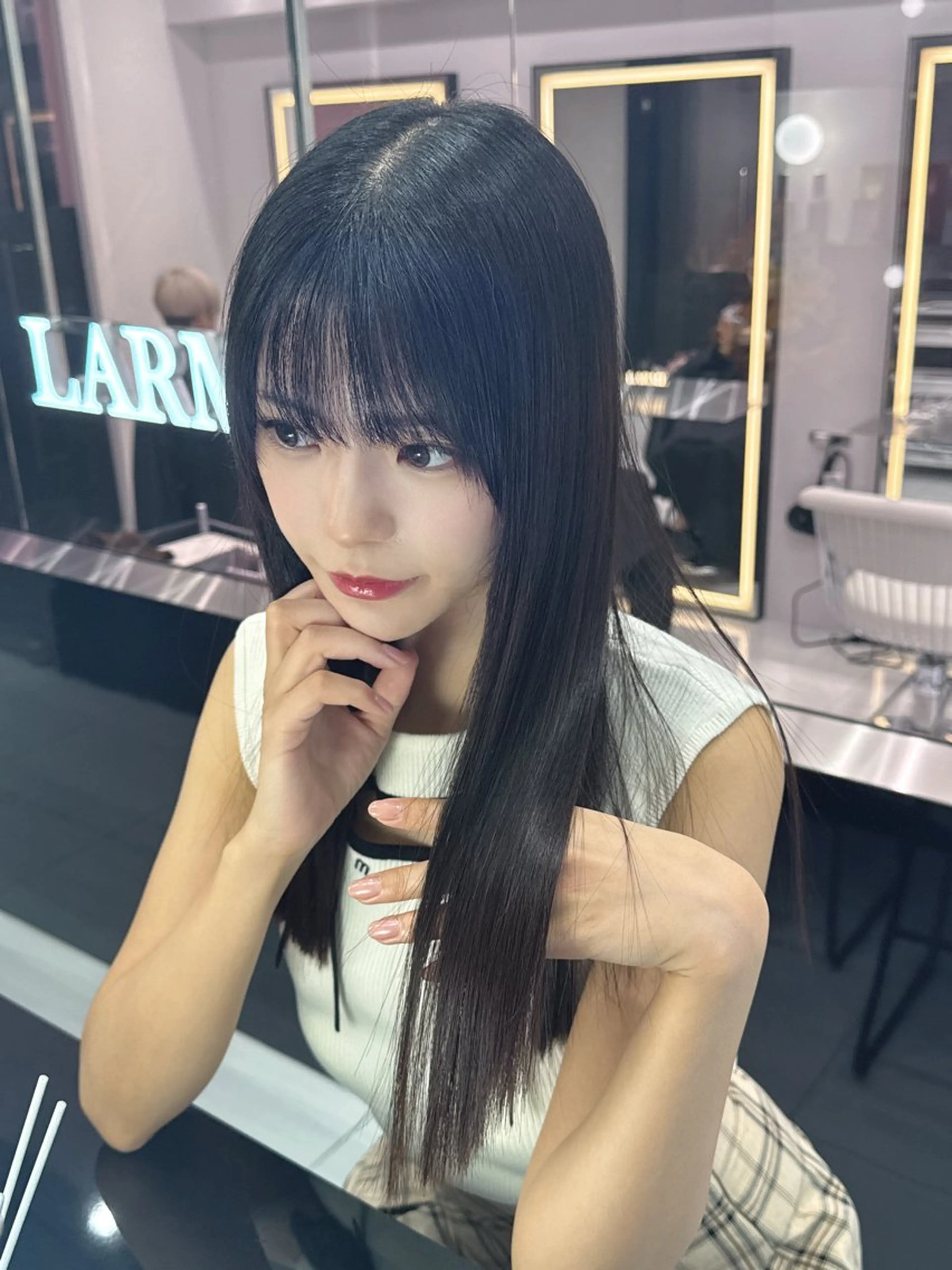 〖癖・うねり〗プレミアム縮毛矯正➕カット➕トリートメント【髪質改善/新宿】〖ブリーチ矯正相談可能〗の写真