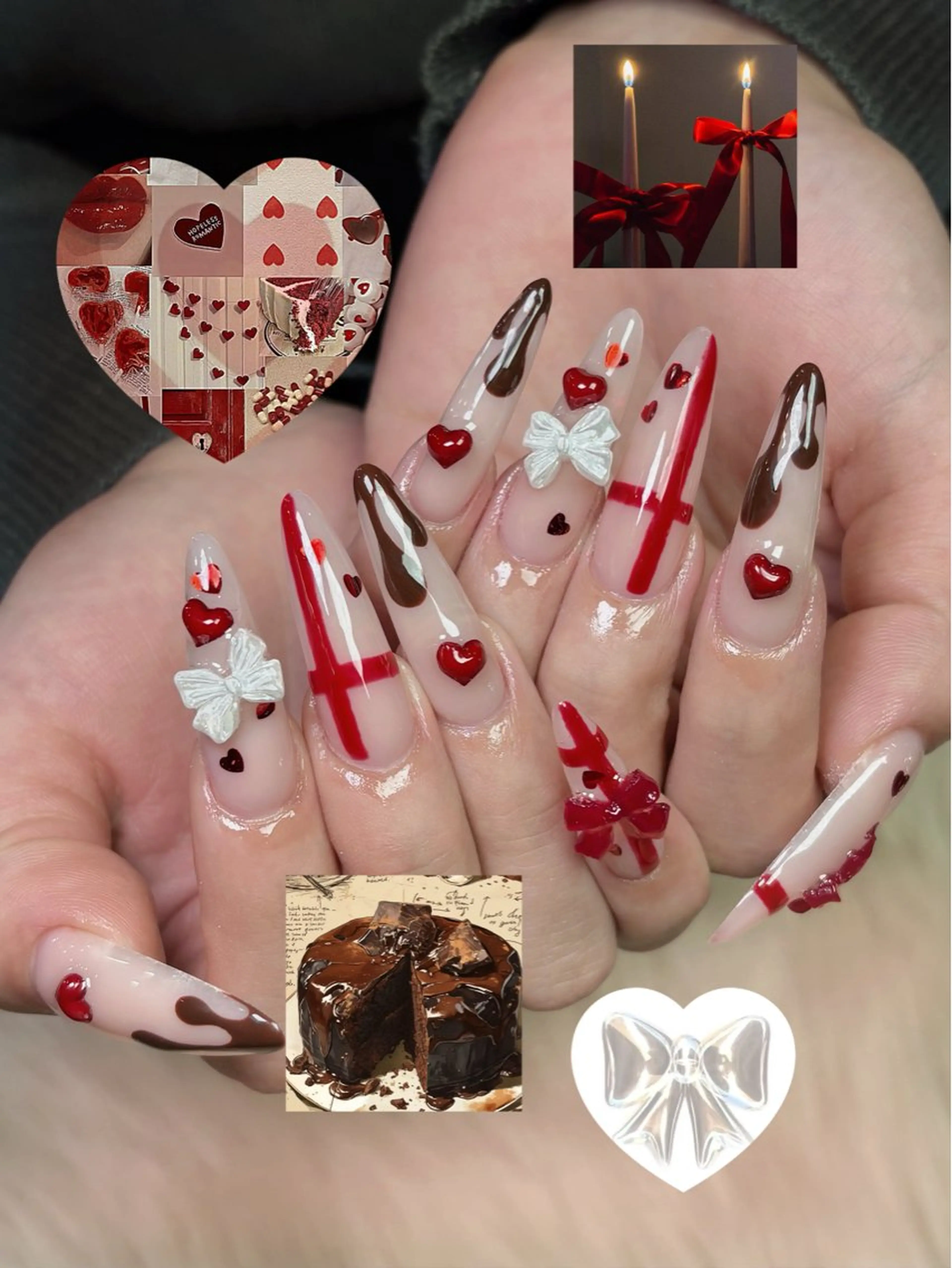 チップ長さ出し✨ロング可🩷しっかりアートやり放題¥15950の写真